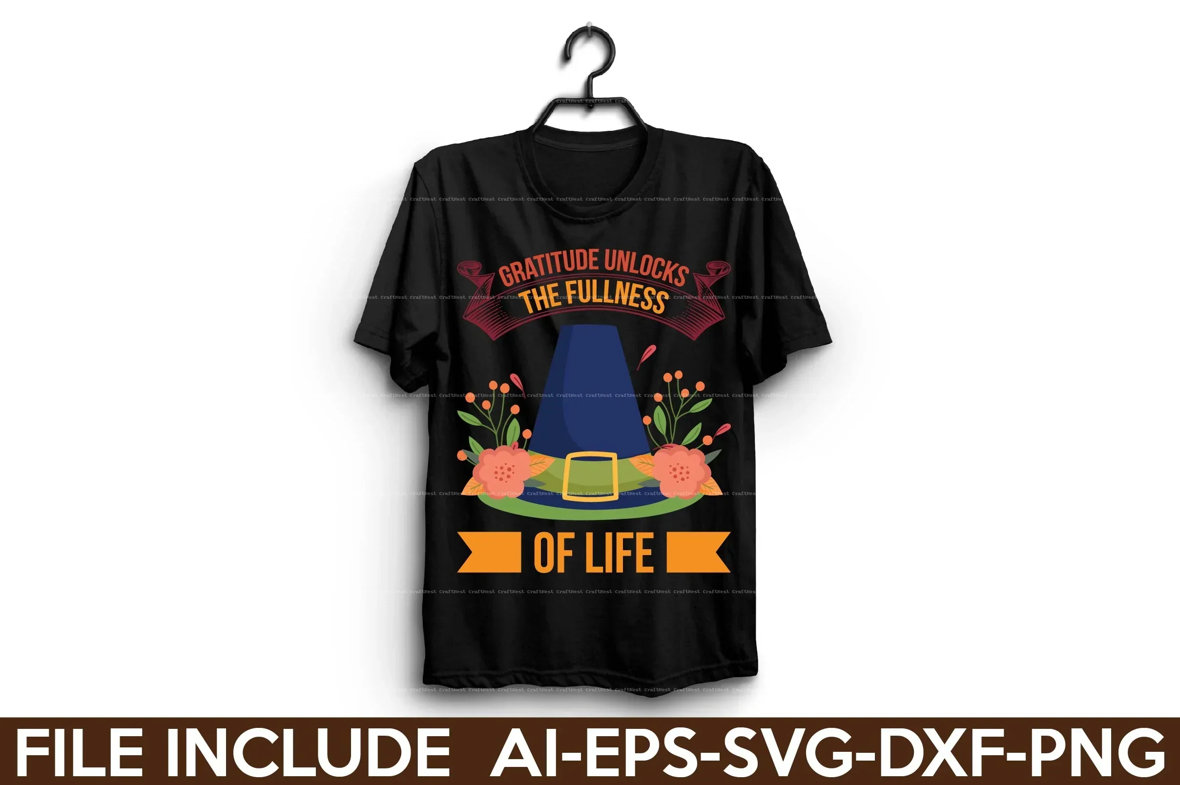 Thanksgiving T-Shirt Design SVG Bundle - Image 10