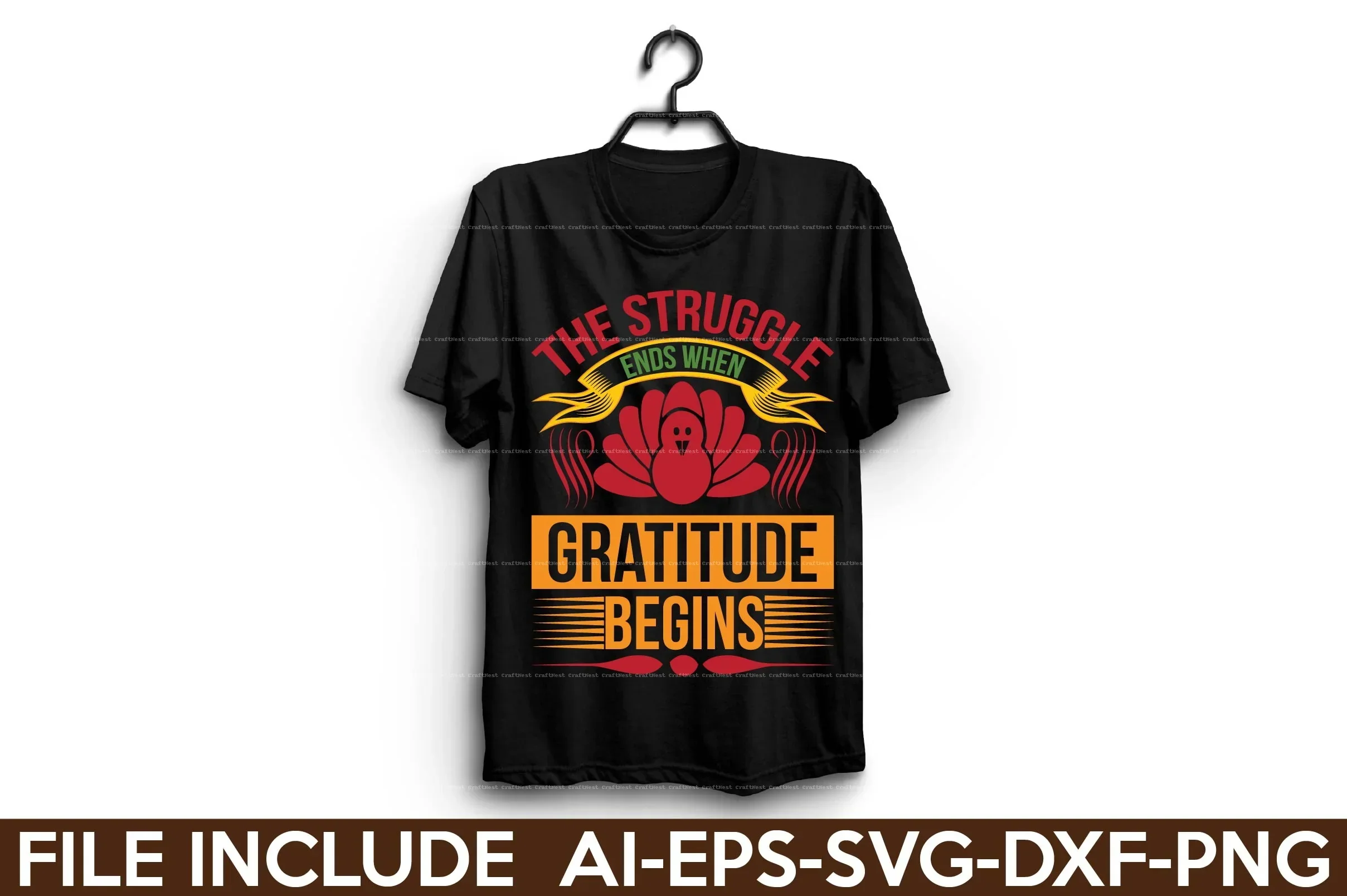 Thanksgiving T-Shirt Design SVG Bundle - Image 5