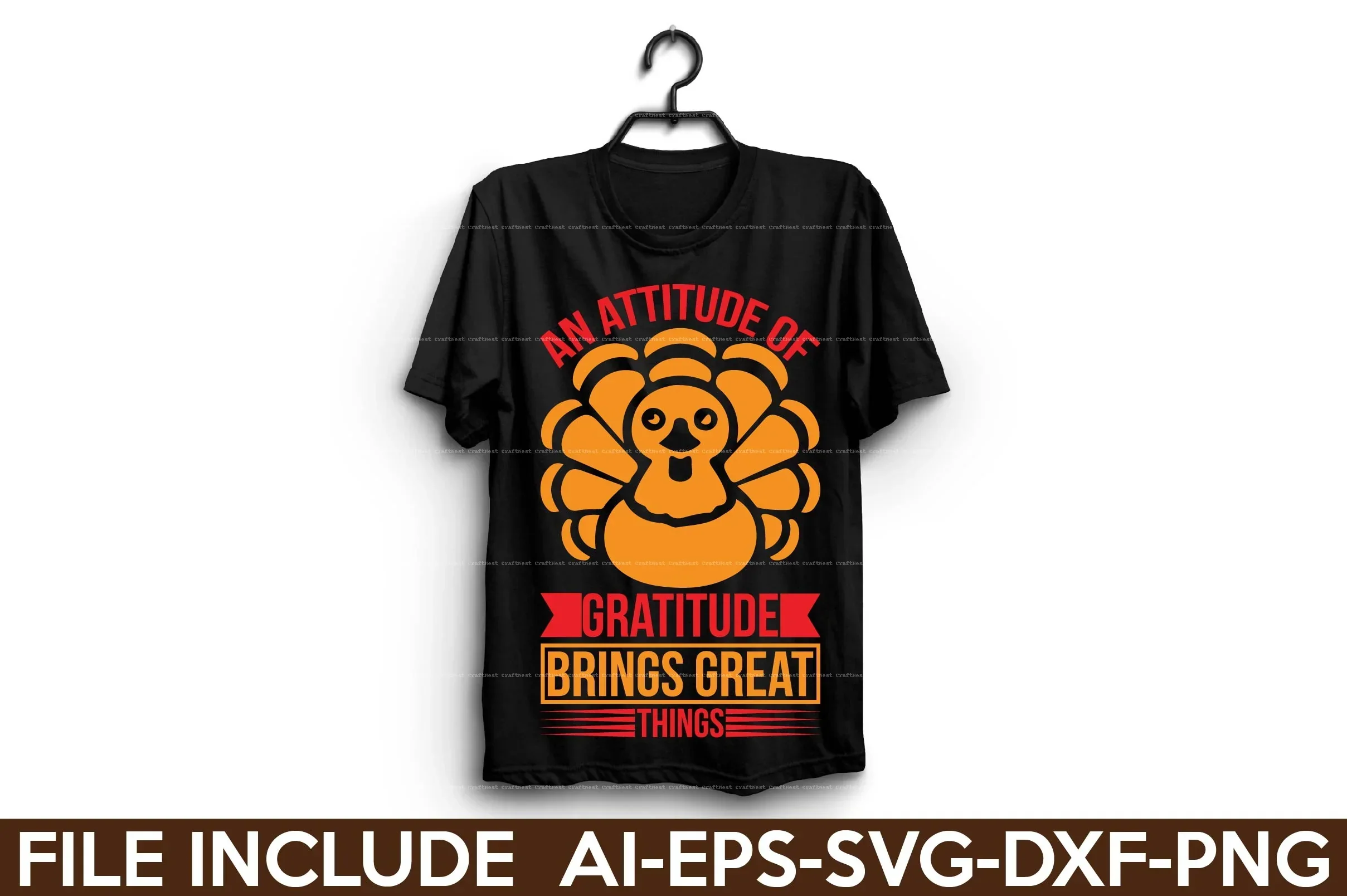 Thanksgiving T-Shirt Design SVG Bundle - Image 6
