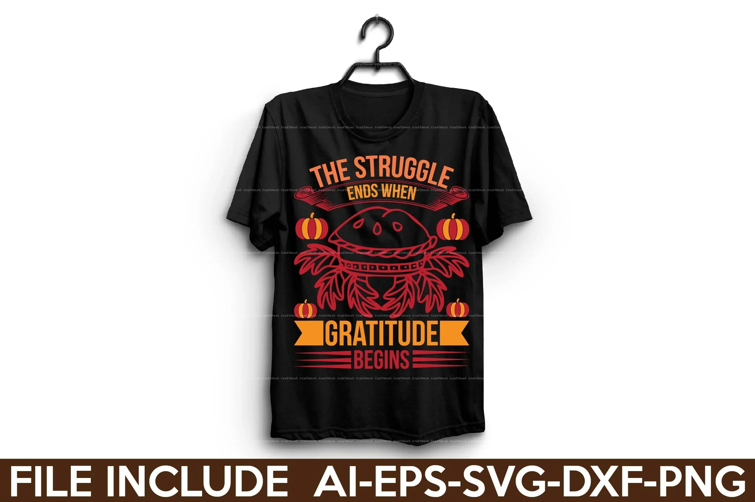 Thanksgiving T-Shirt Design SVG Bundle - Image 7