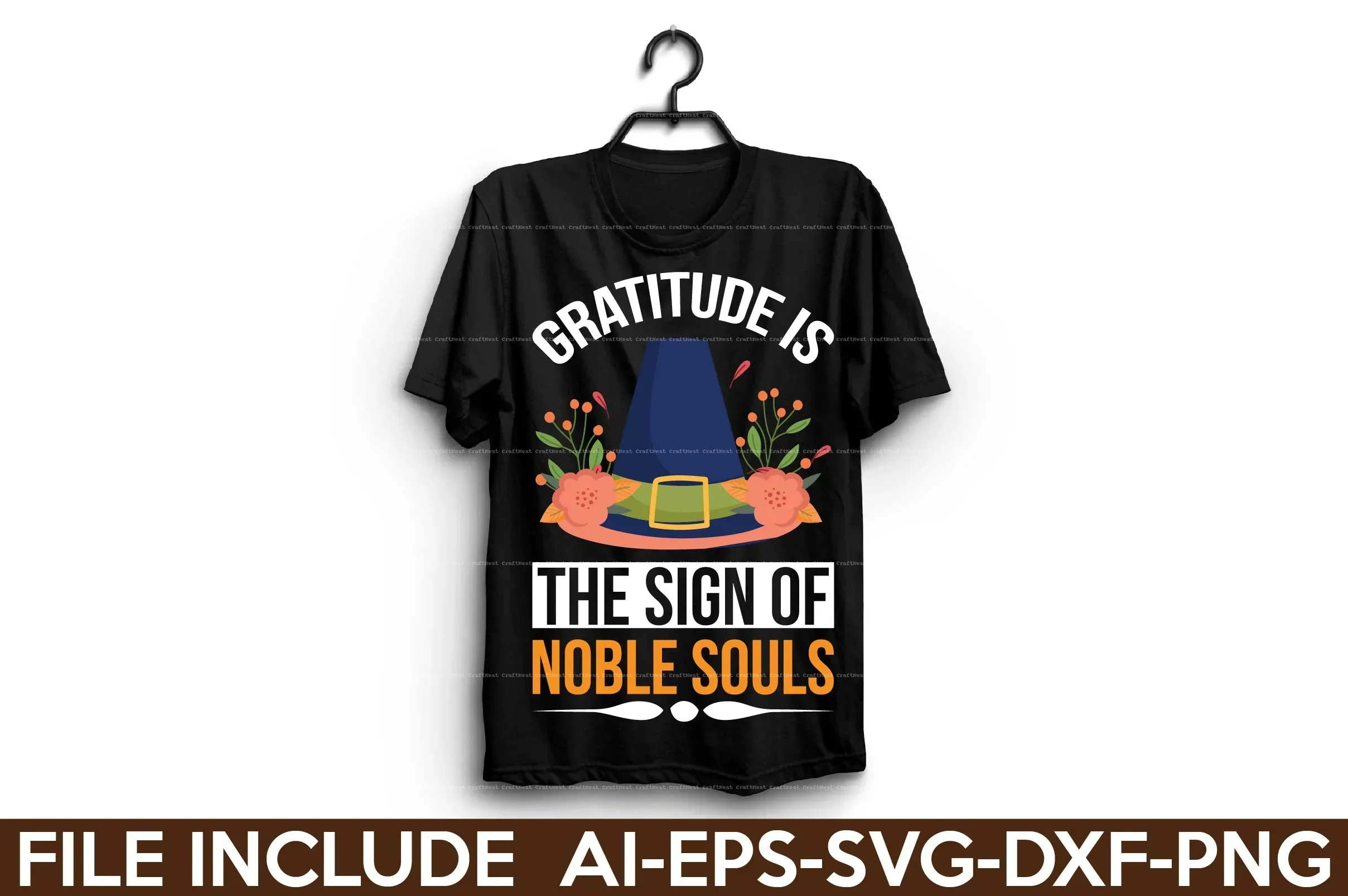 Thanksgiving T-Shirt Design SVG Bundle - Image 8