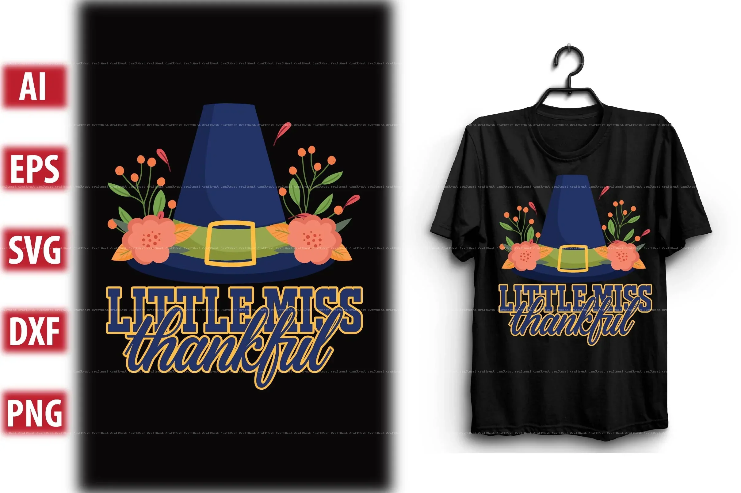 Thanksgiving T-Shirt Design SVG Bundle - Image 7