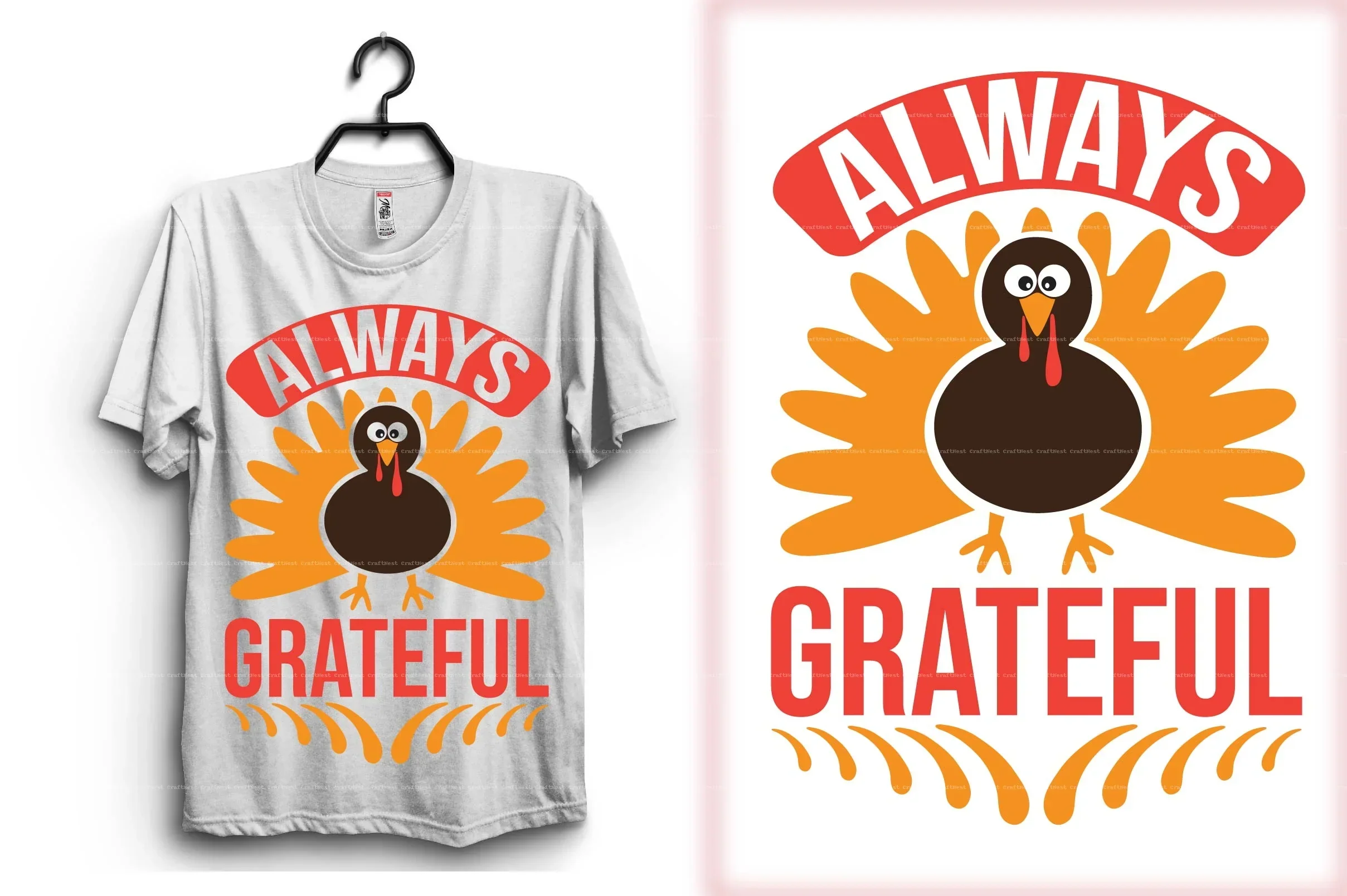 Thanksgiving T-Shirt Design SVG Bundle - Image 11