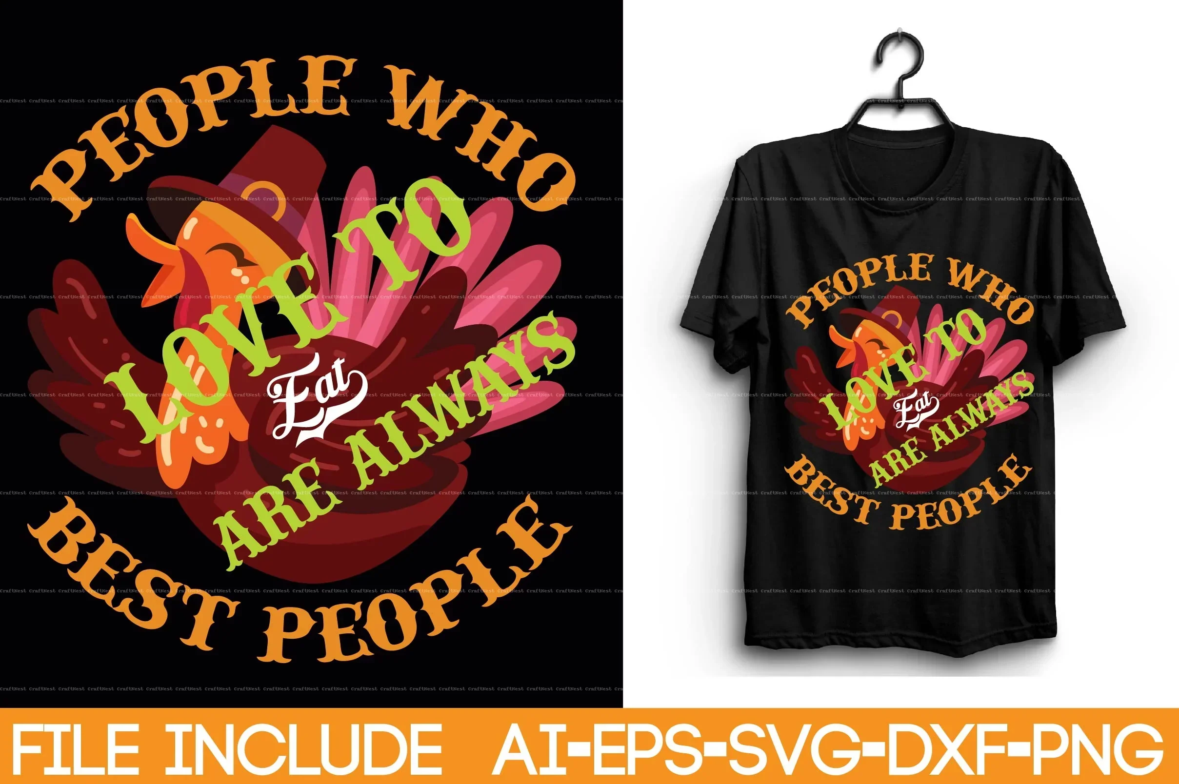 Thanksgiving T-Shirt SVG Bundle - Image 12