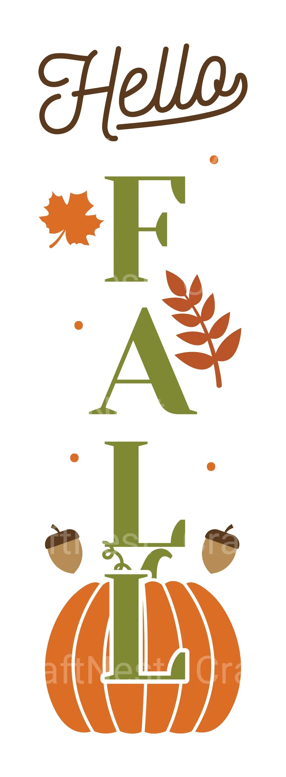 Thanksgiving Vertical Sign SVG Bundle - Image 6