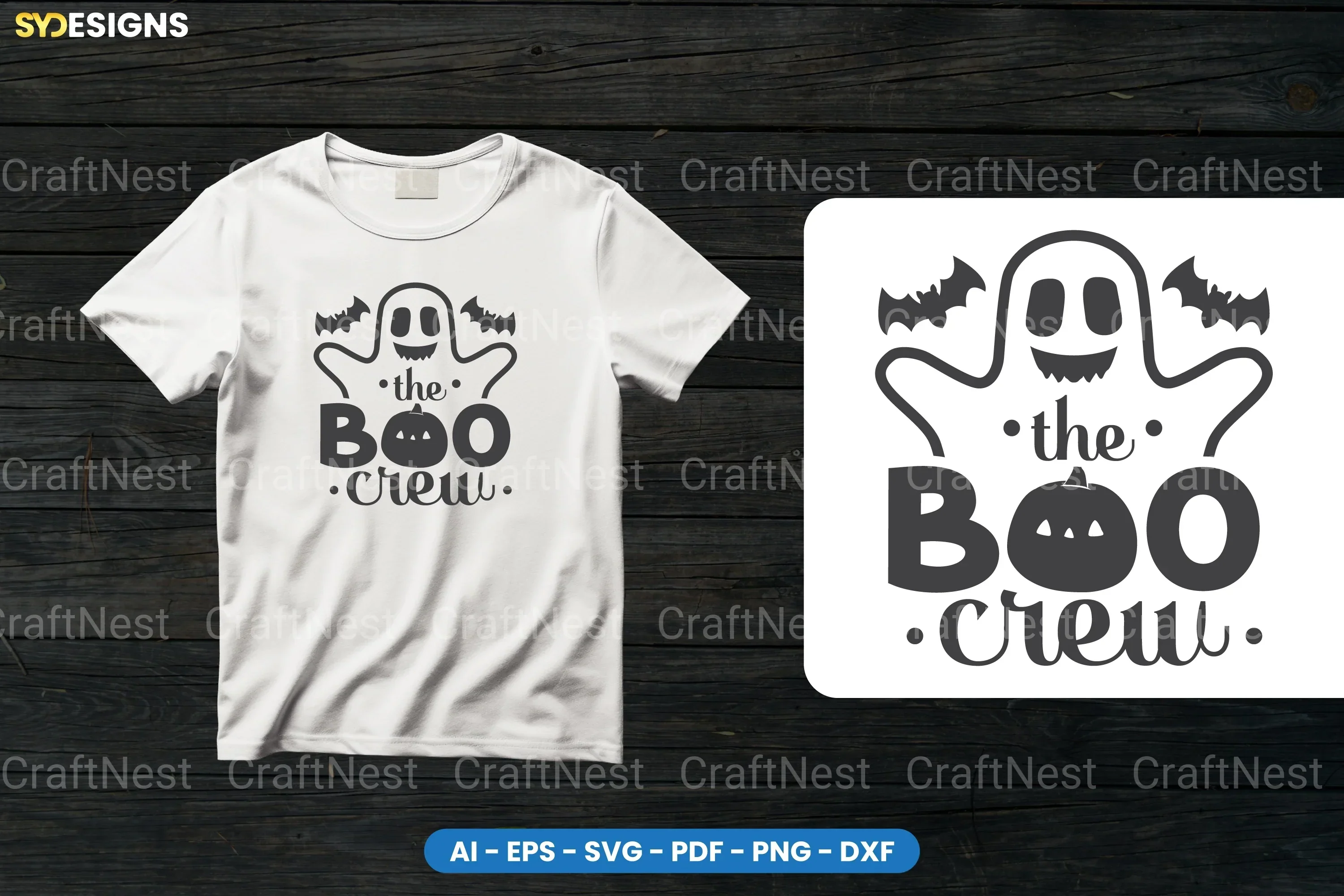 The Boo Crew SVG Bundle