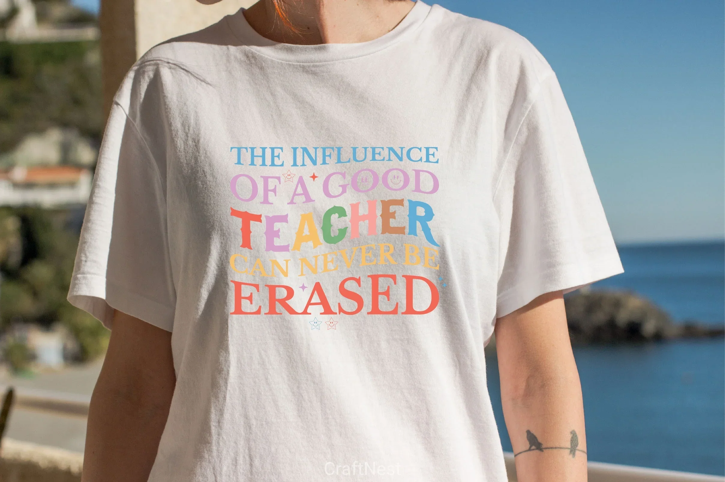 The Influence Of A Good Teacher Can Never Be Erased SVG Bundle - Image 3