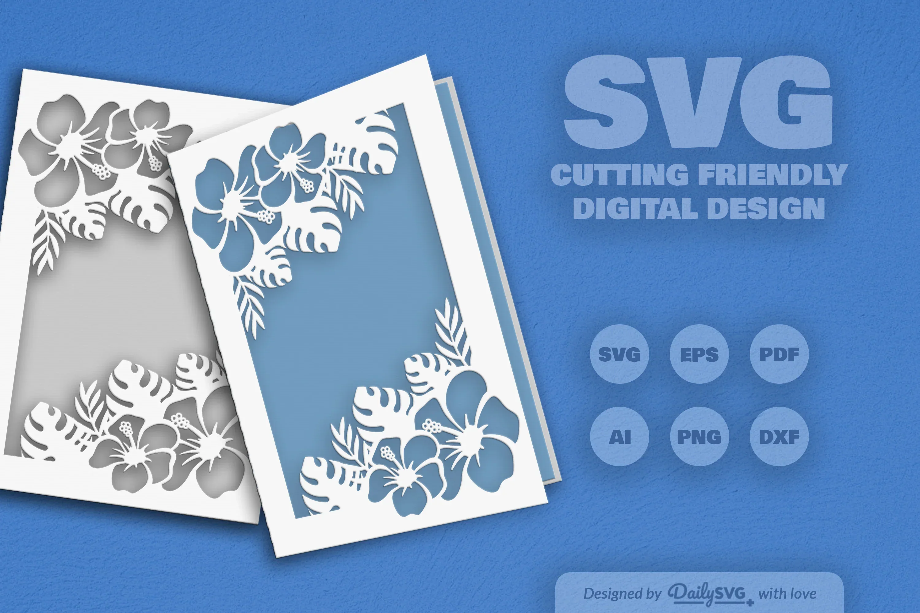 Tropical Floral SVG Bundle for Creative Designs - Image 2