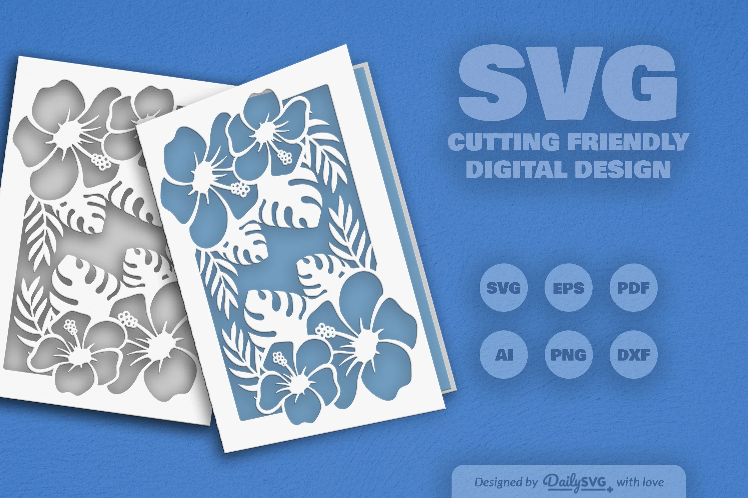 Tropical Floral SVG Bundle for Creative Designs - Image 2