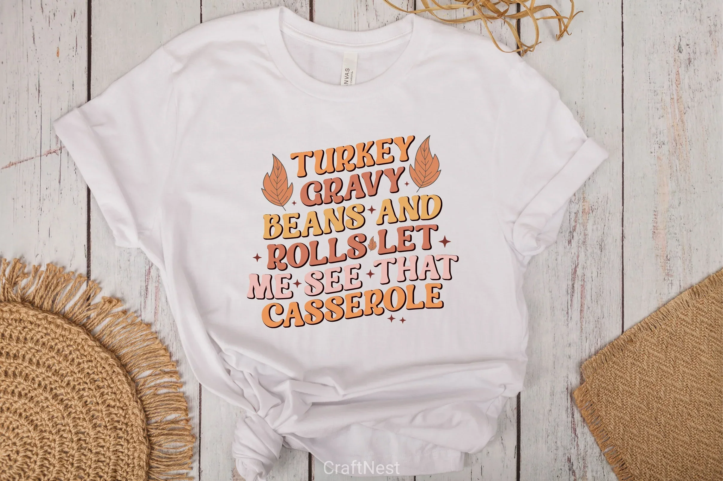 Turkey Gravy Beans And Rolls Let Me See That Casserole SVG Bundle - Image 3