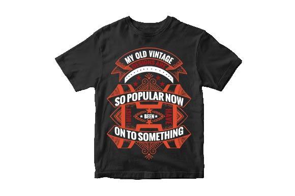 Typography Vintage T-Shirt Bundle - Image 2