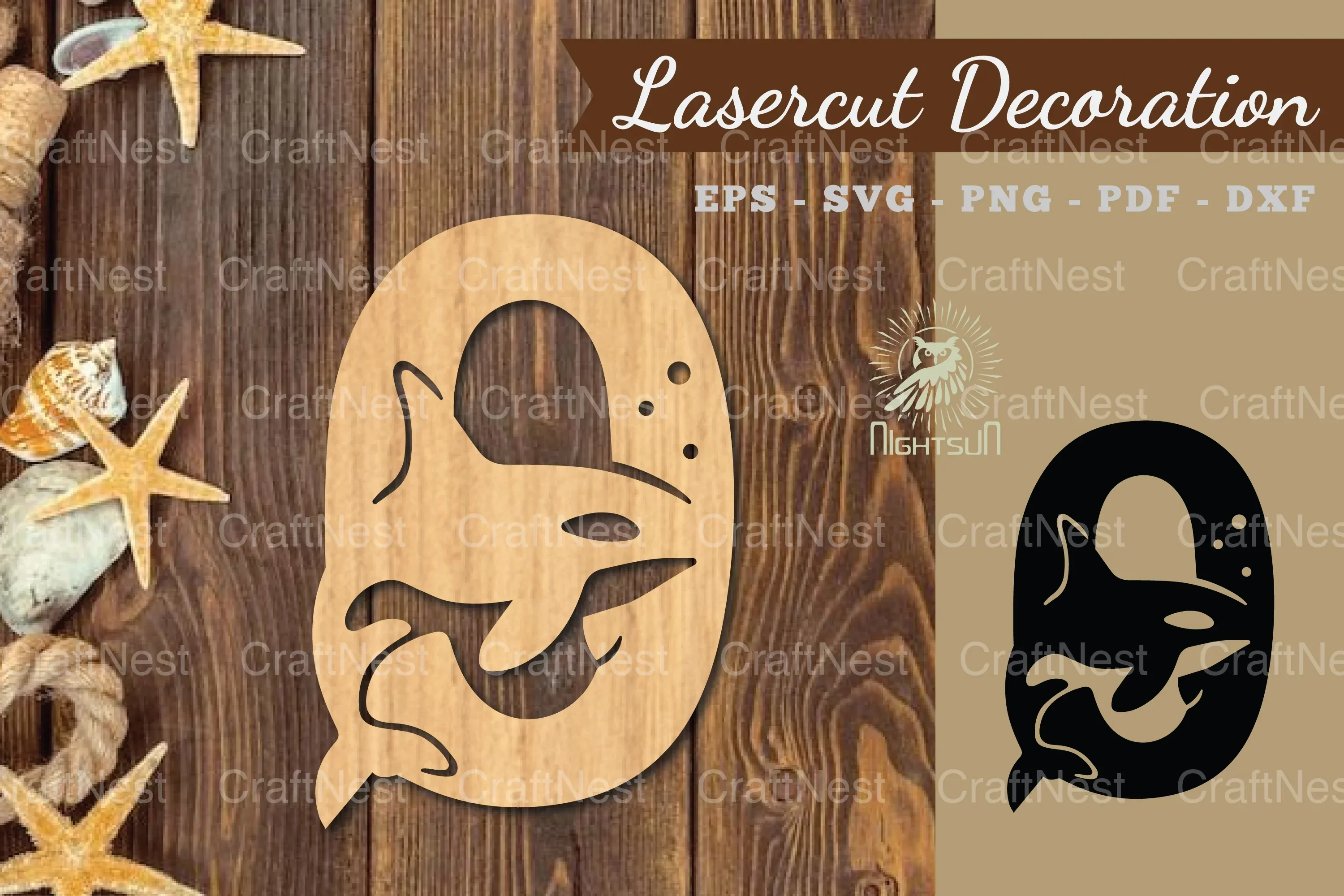 Underwater Zero Lasercut Decoration Clipart Bundle