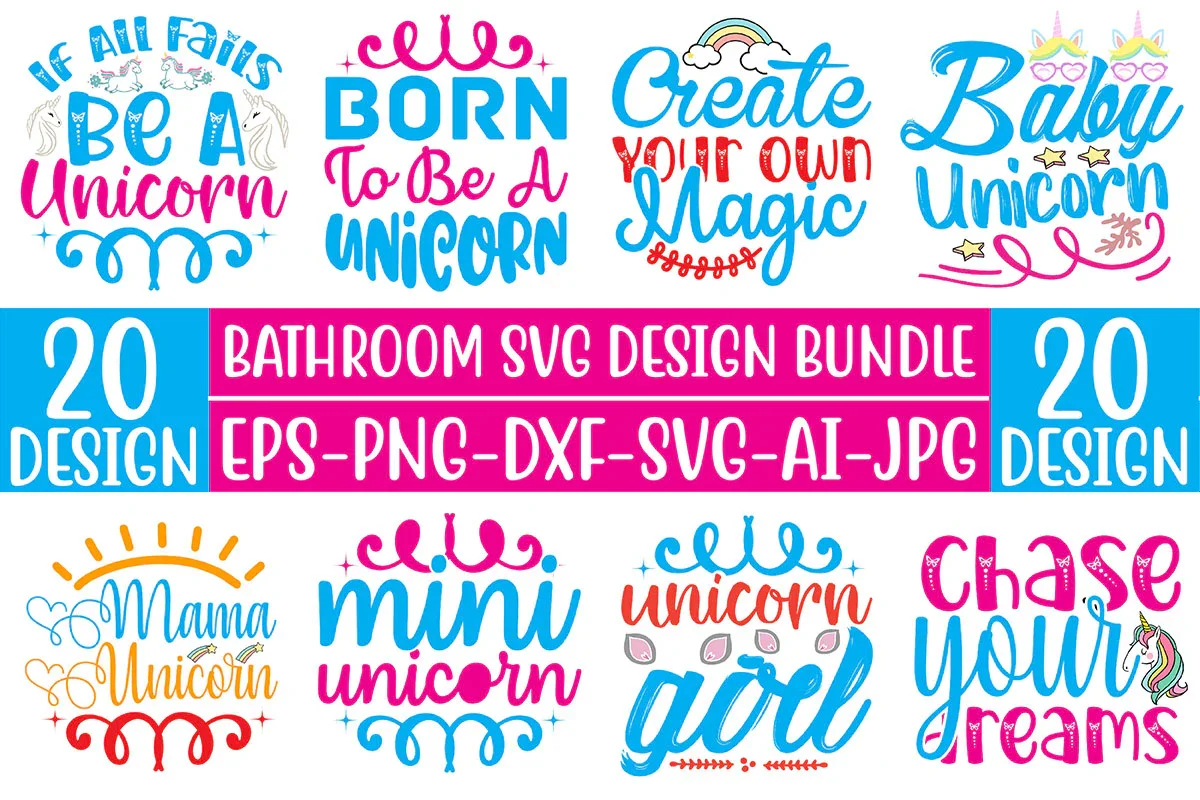 Unicorn SVG Bundle