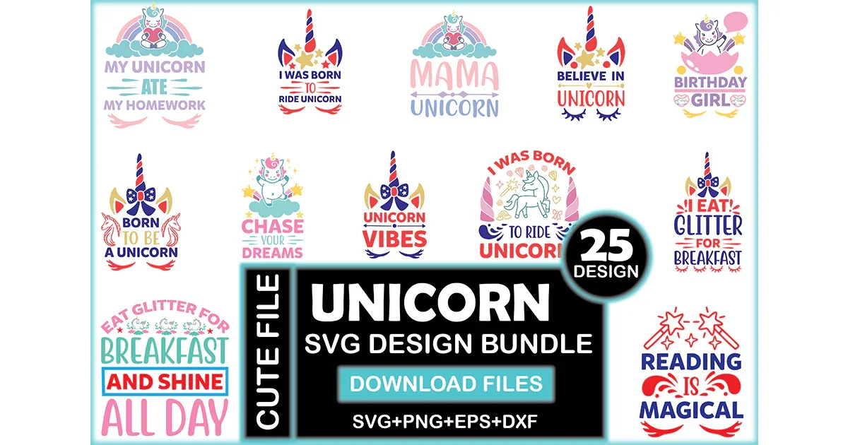 Unicorn SVG Bundle - Image 3