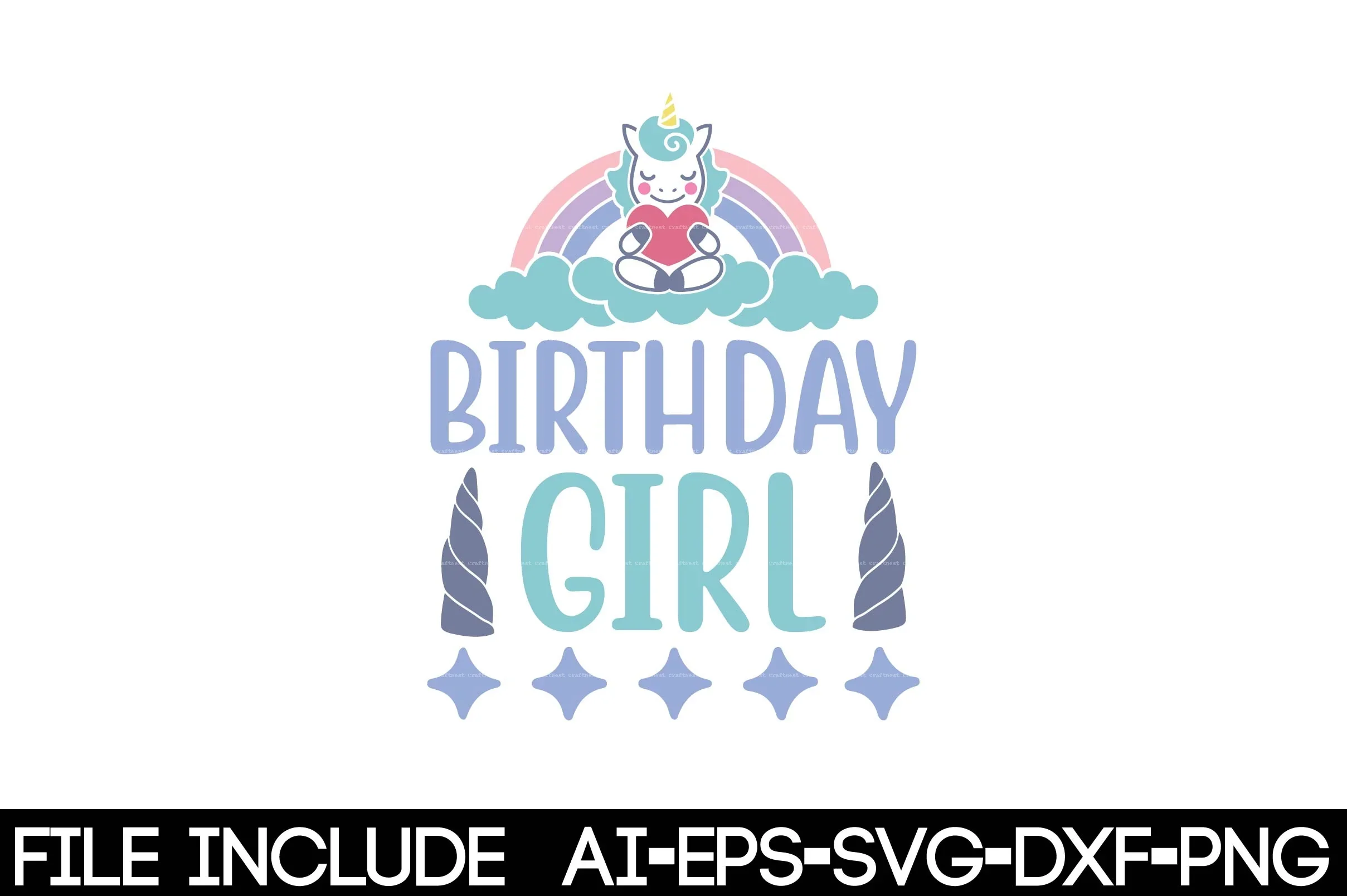 Unicorn SVG Bundle for Crafting and Design - Image 5