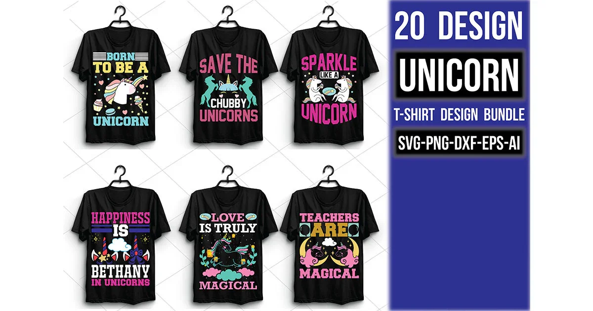 Unicorn T Shirt Bundle - Image 3