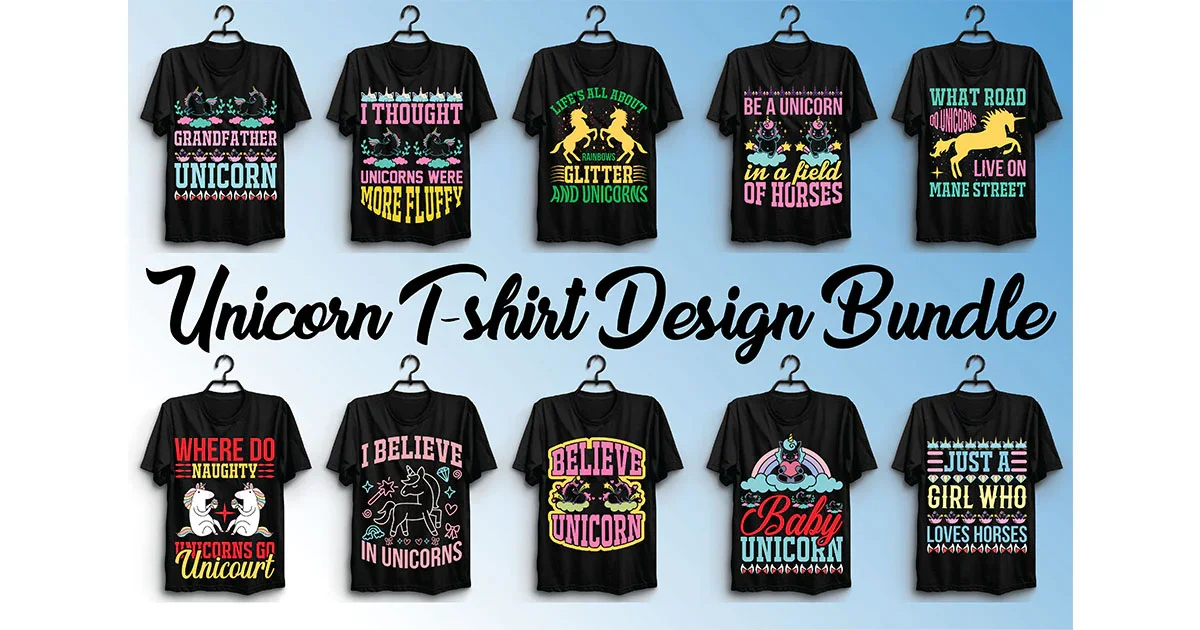 Unicorn T Shirt Bundle - Image 3