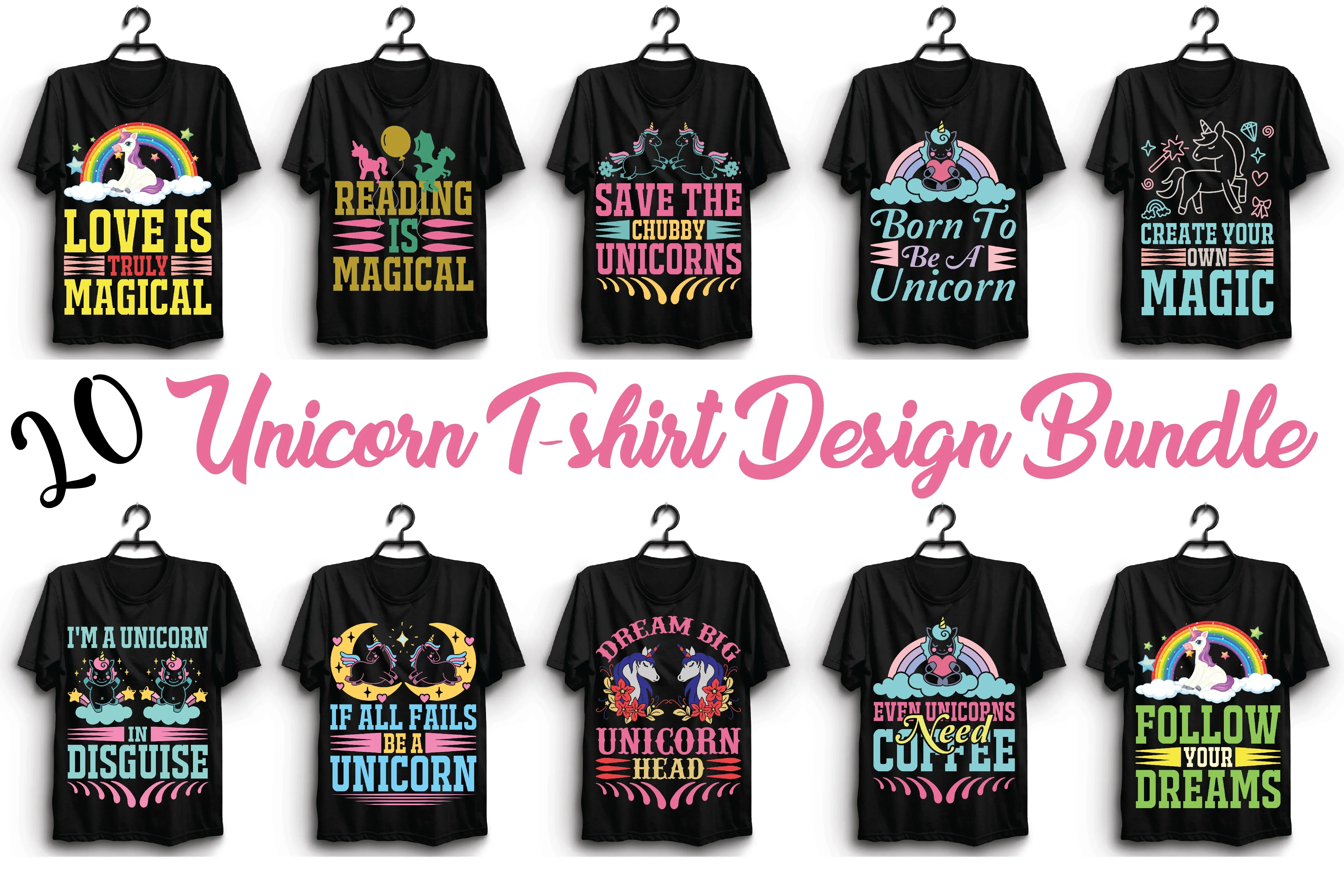 Unicorn T Shirt Bundle