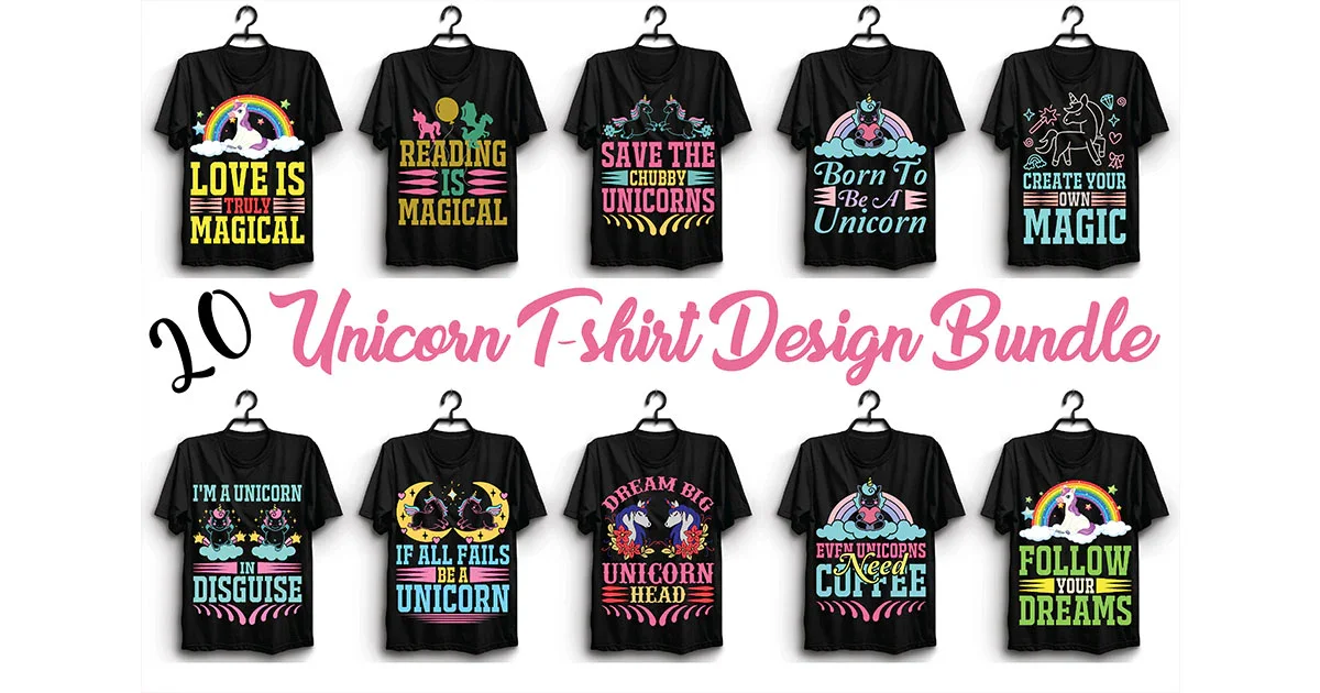 Unicorn T Shirt Bundle - Image 3