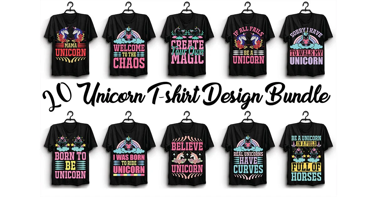 Unicorn T Shirt Bundle - Image 3