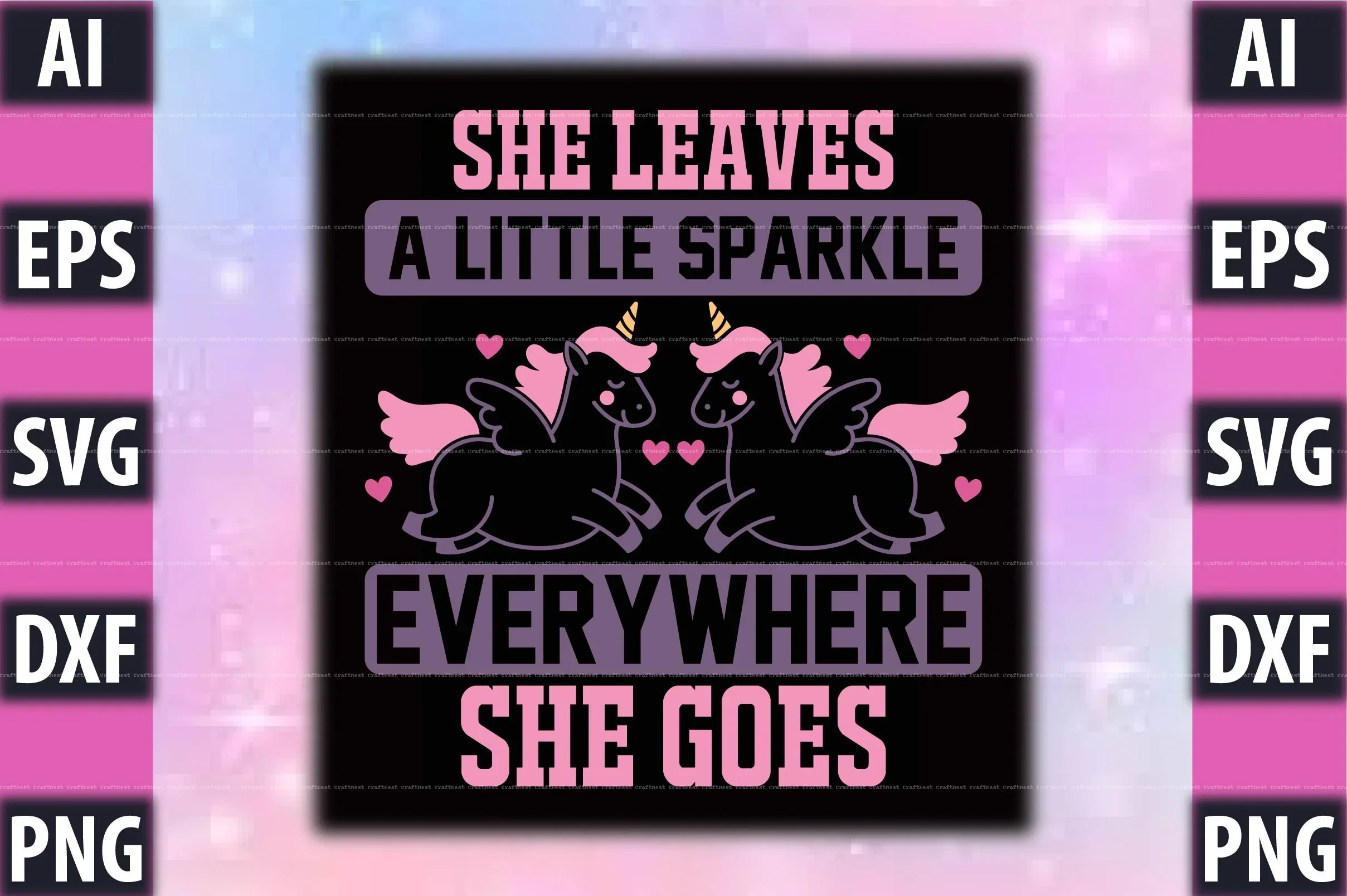 Unicorn T-Shirt Design SVG Bundle - Image 12