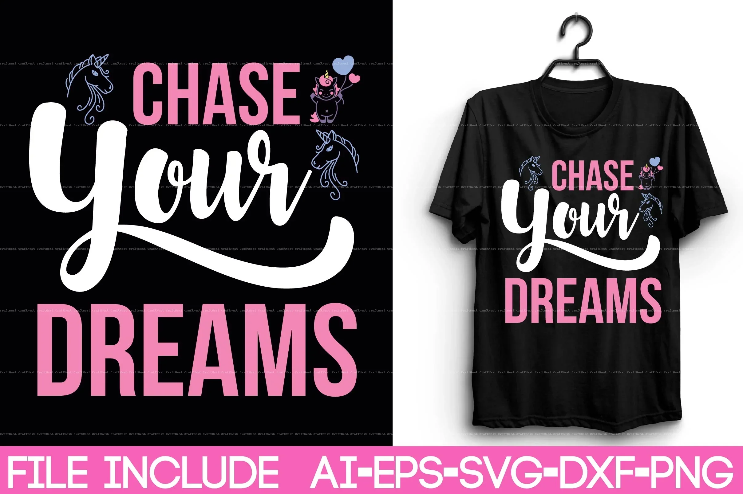 Unicorn T-Shirt Design SVG Bundle - Image 2