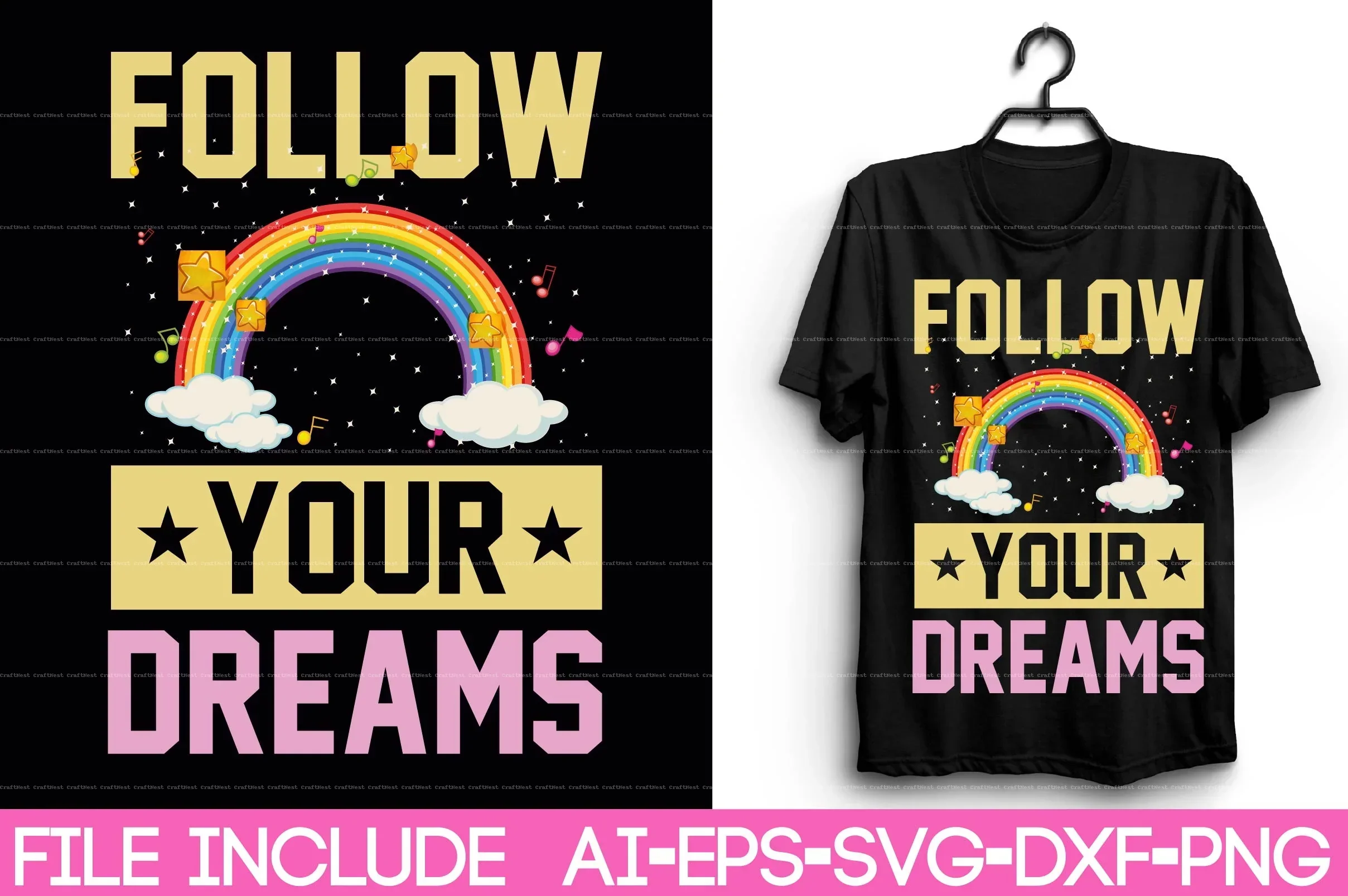 Unicorn T-Shirt Design SVG Bundle - Image 6