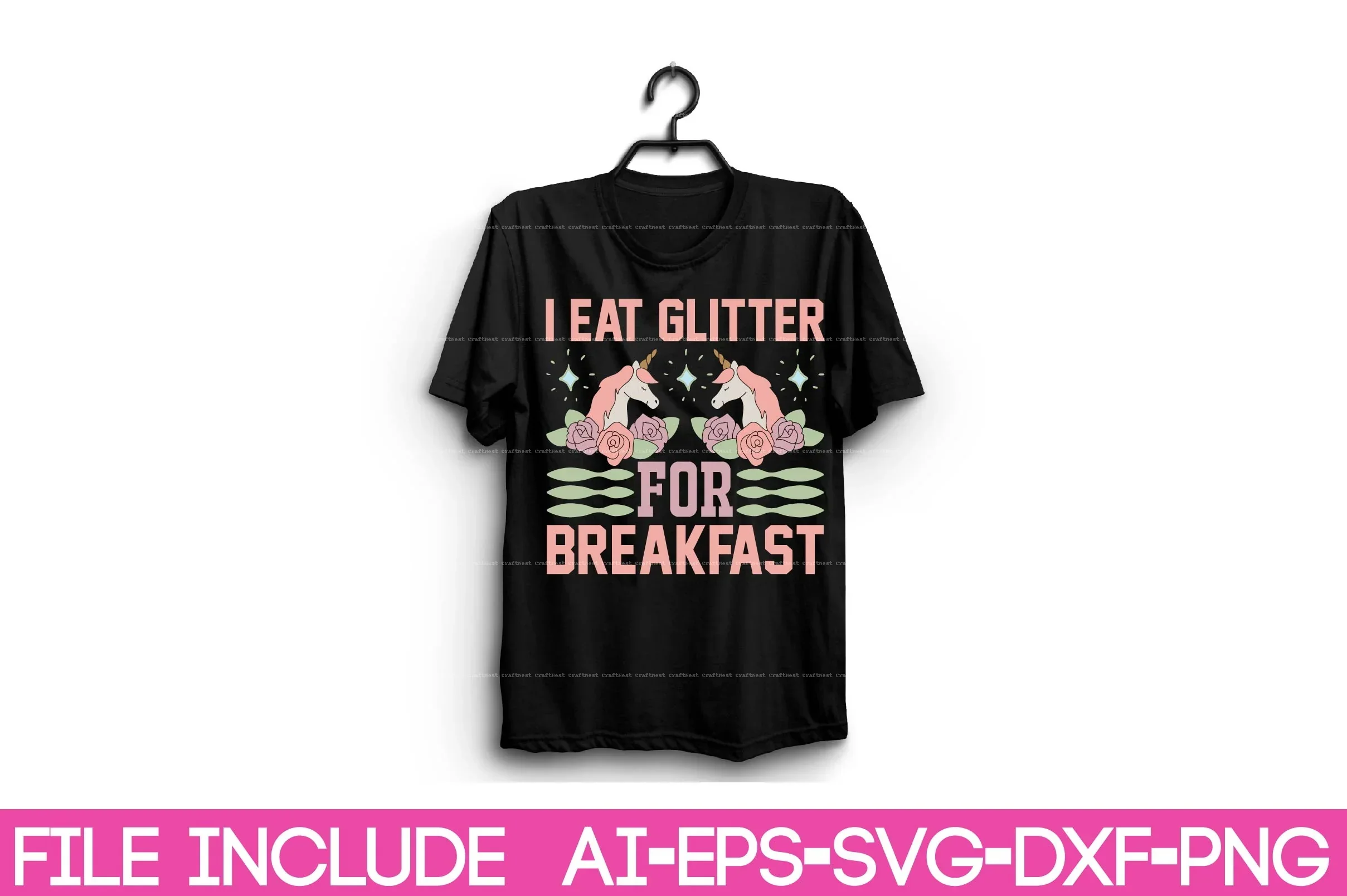 Unicorn T-Shirt Design SVG Bundle - Image 8