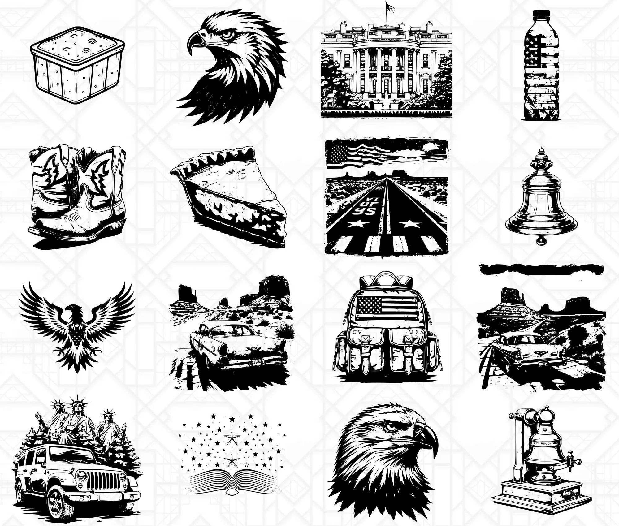 USA Back To School SVG Bundle - Image 4