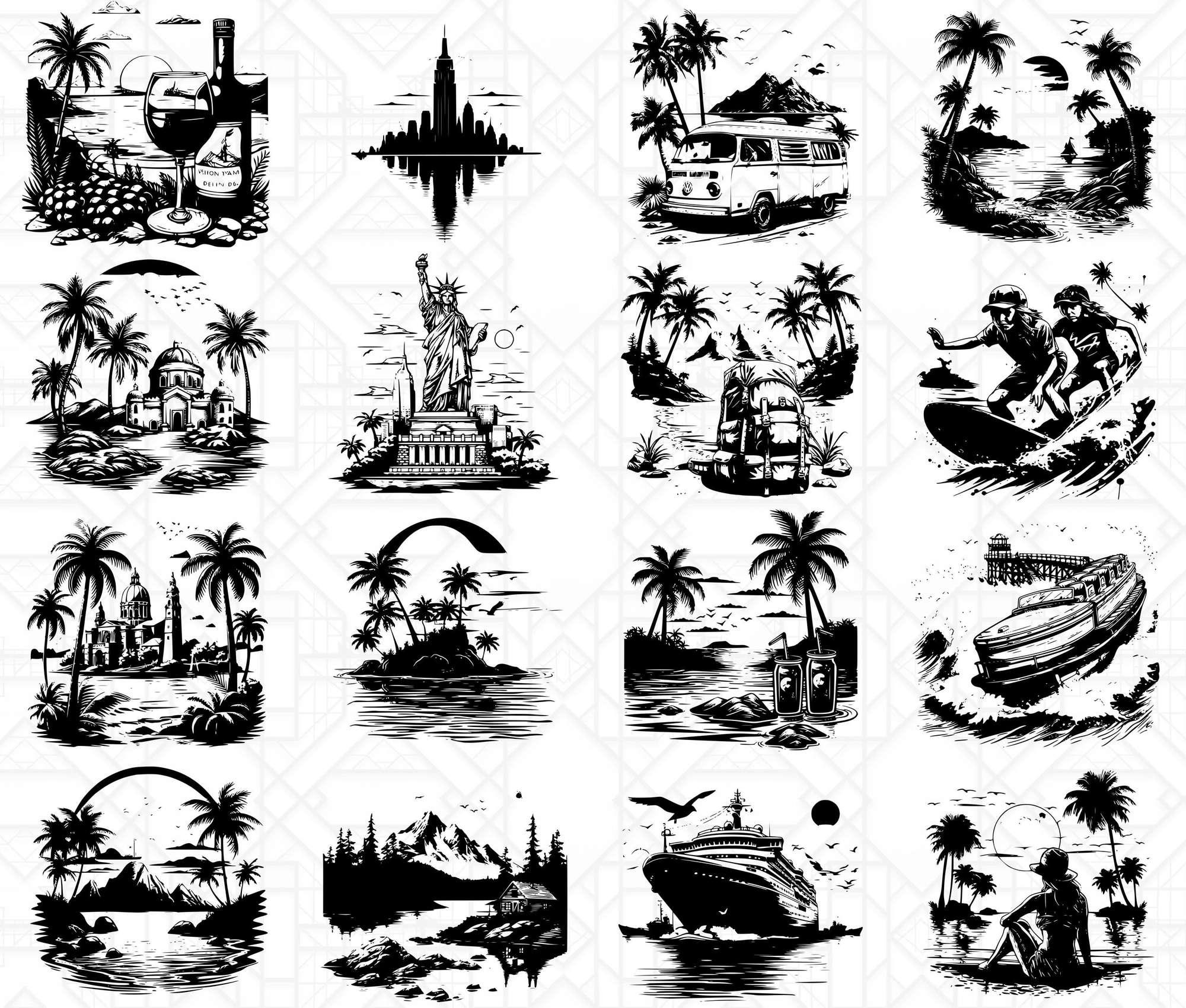 Vacation Summer SVG Bundle - Image 3