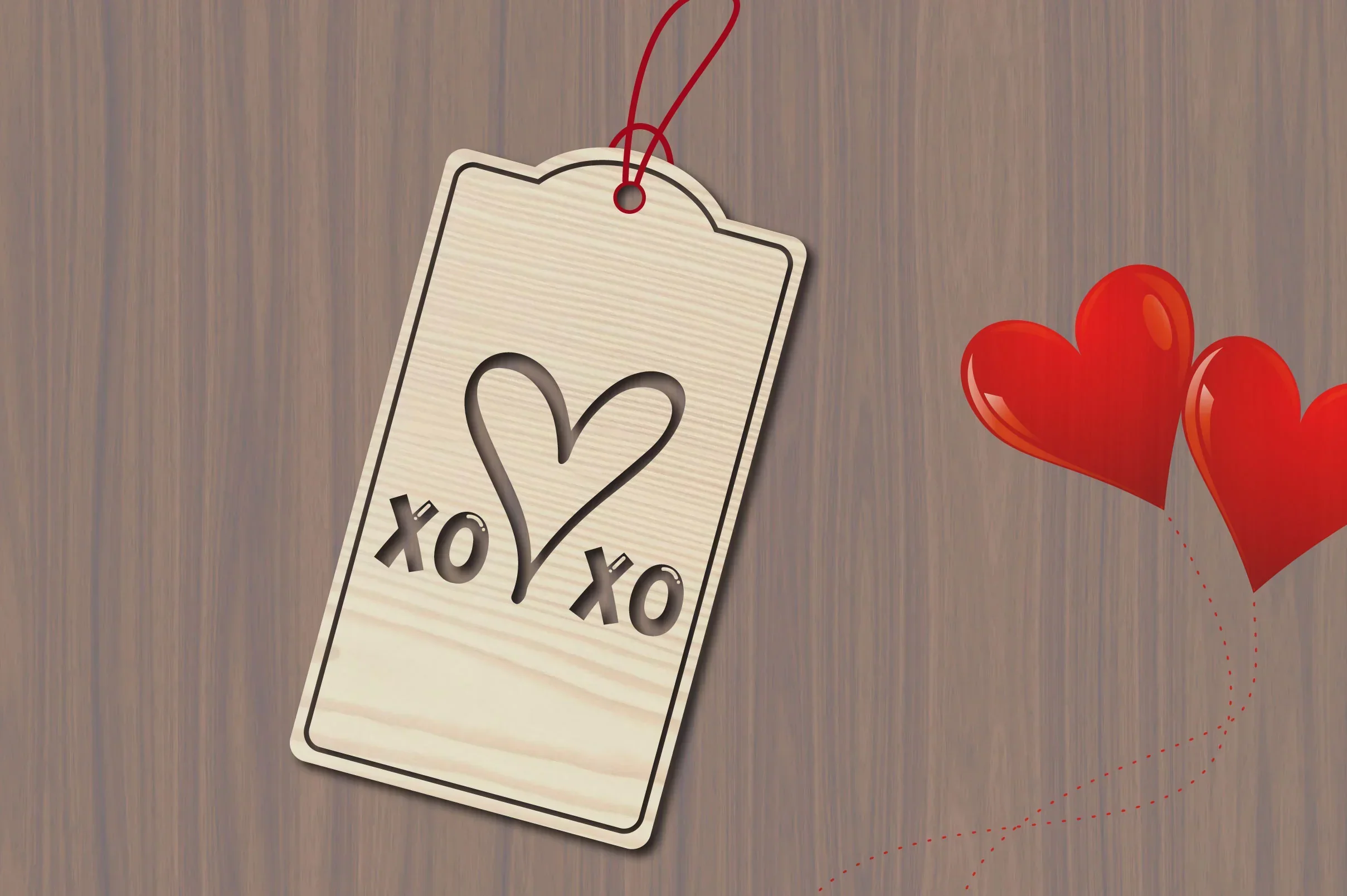 Valentine Gift Tag Laser Cut Bundle - Image 2