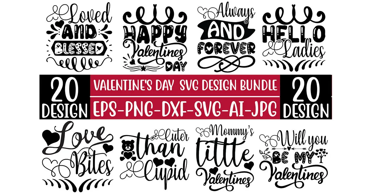 Valentine SVG Bundle