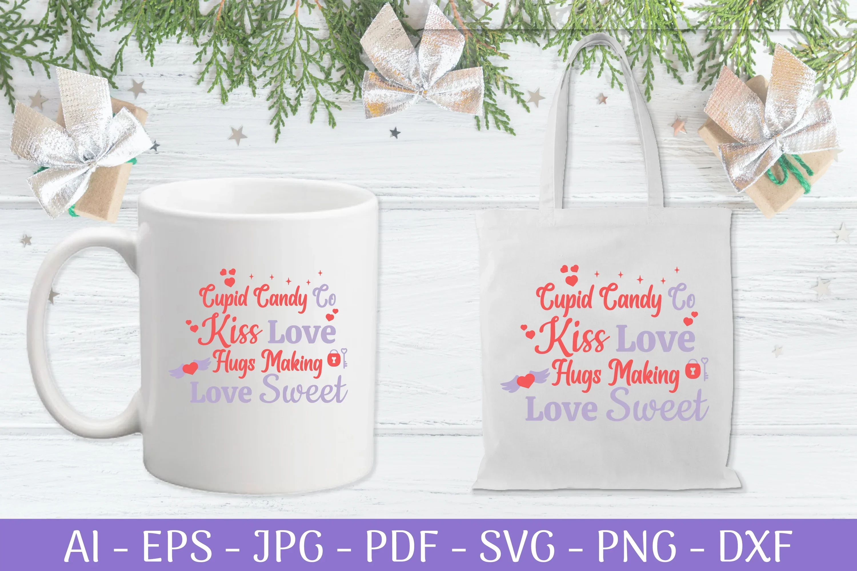 Valentine's Day Sign SVG Bundle - Image 2