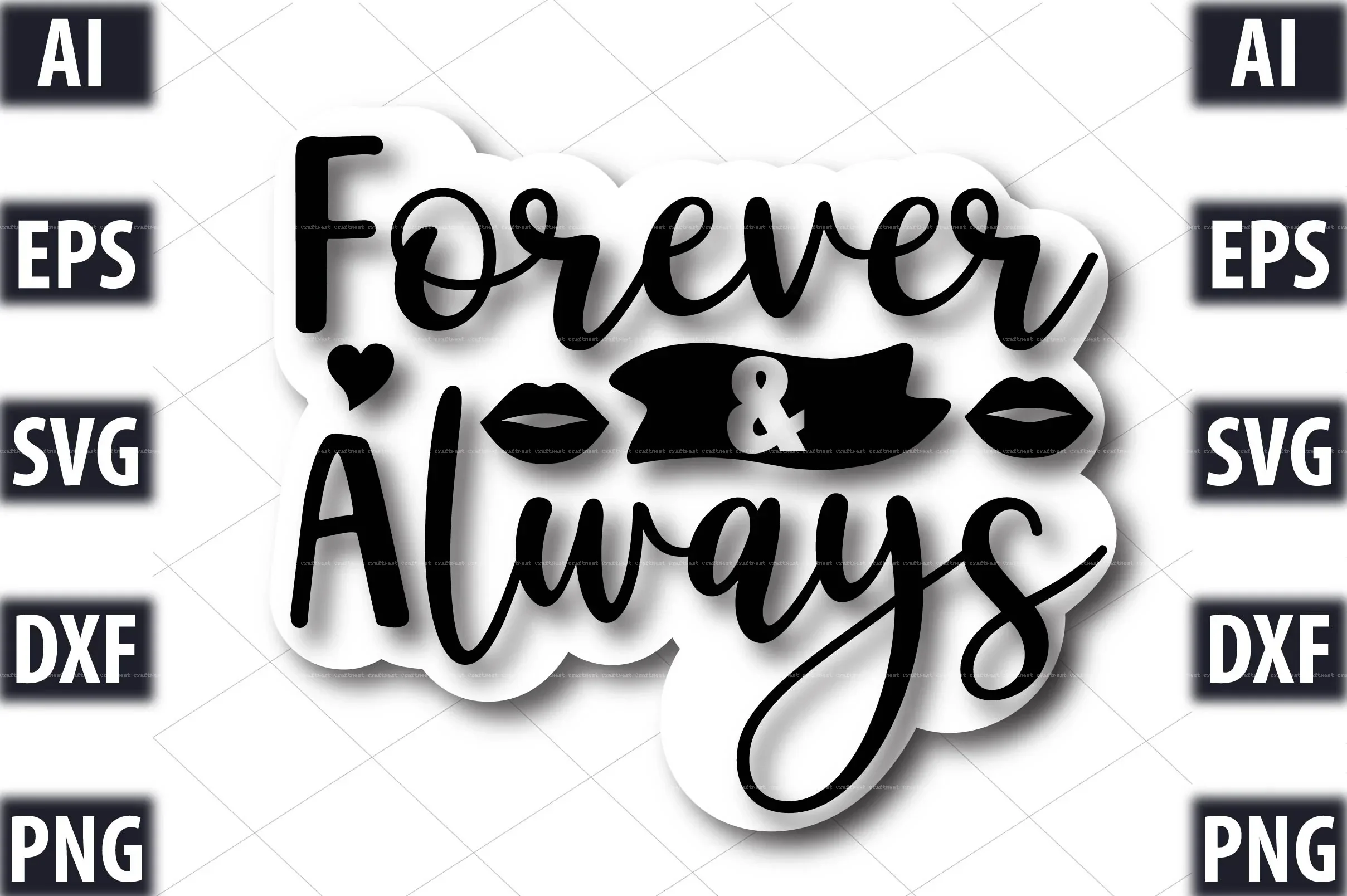 Valentine's Day Stitcher SVG Bundle - Image 9