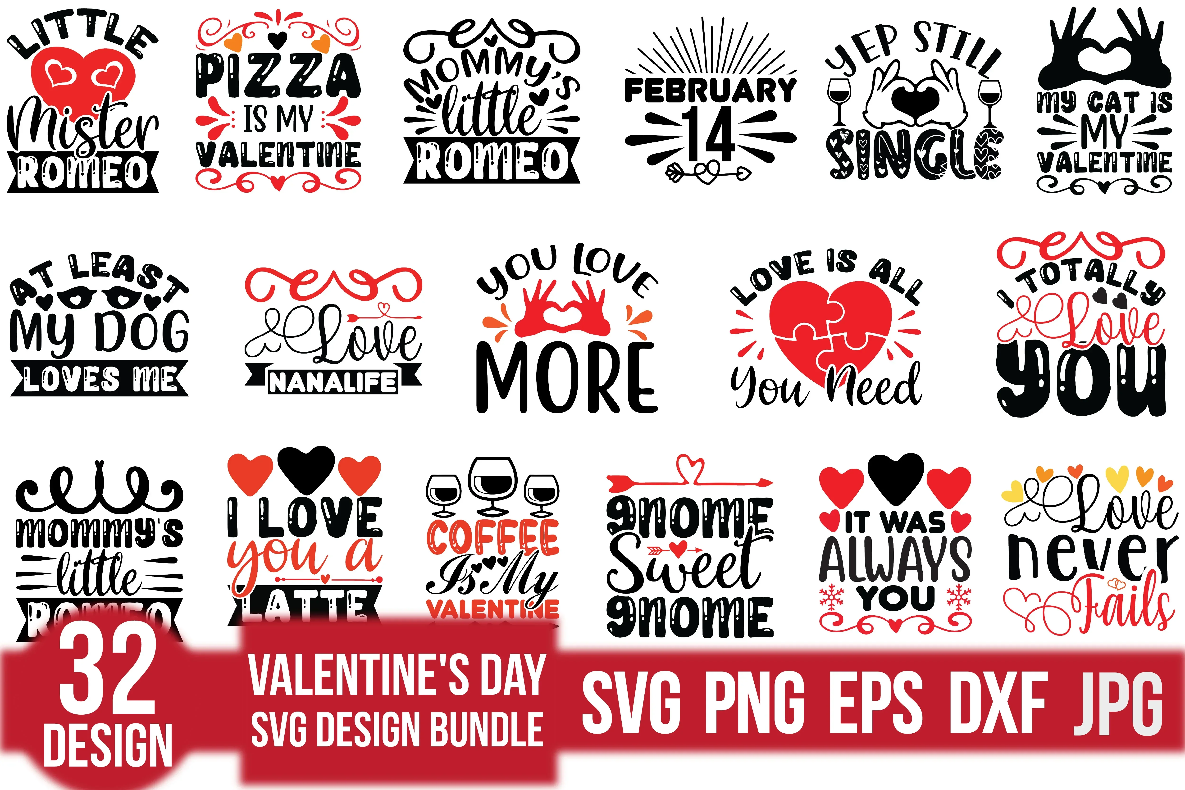 Valentine's Day SVG Bundle - Image 3