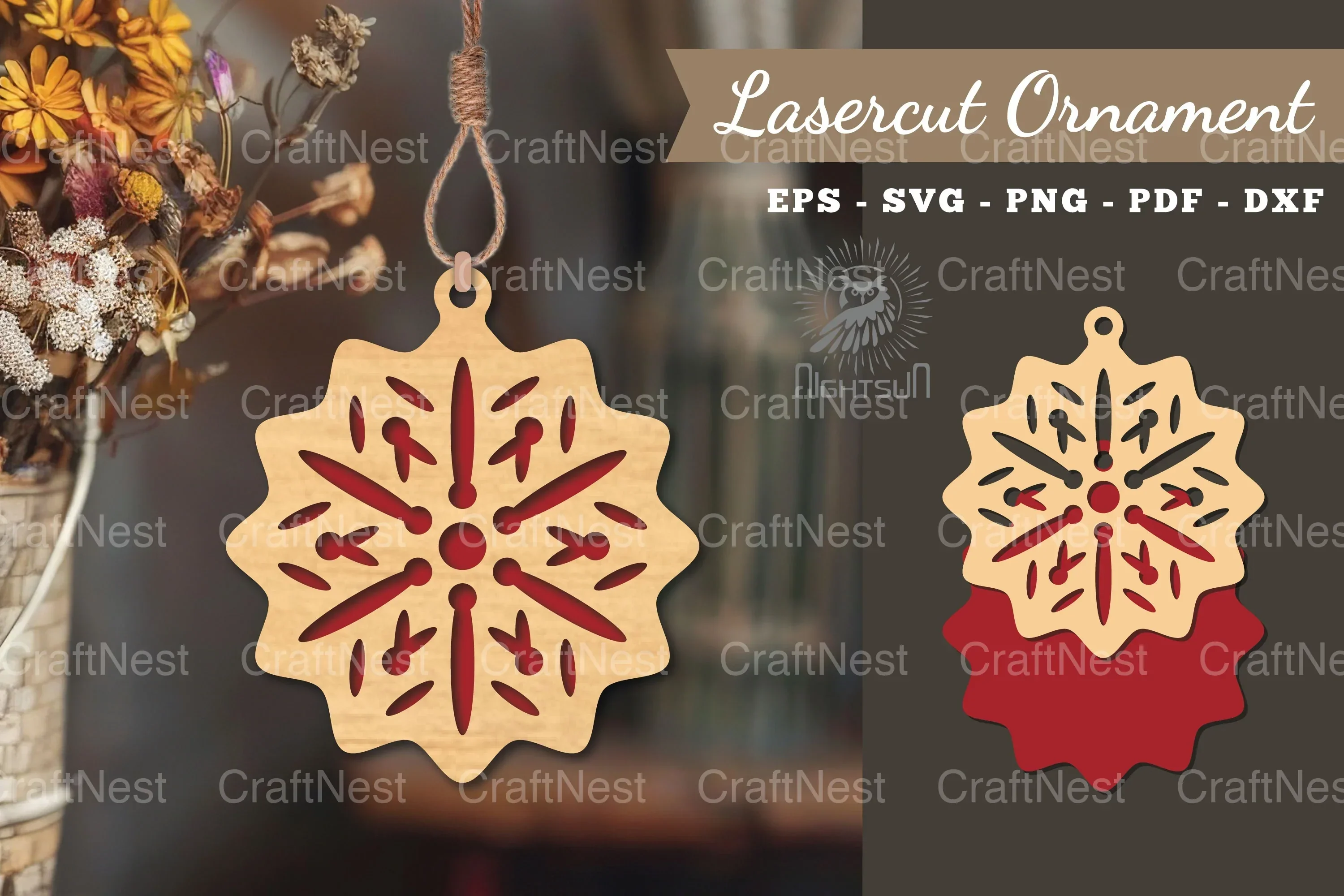 Victorian Laser Cut Ornament SVG Bundle