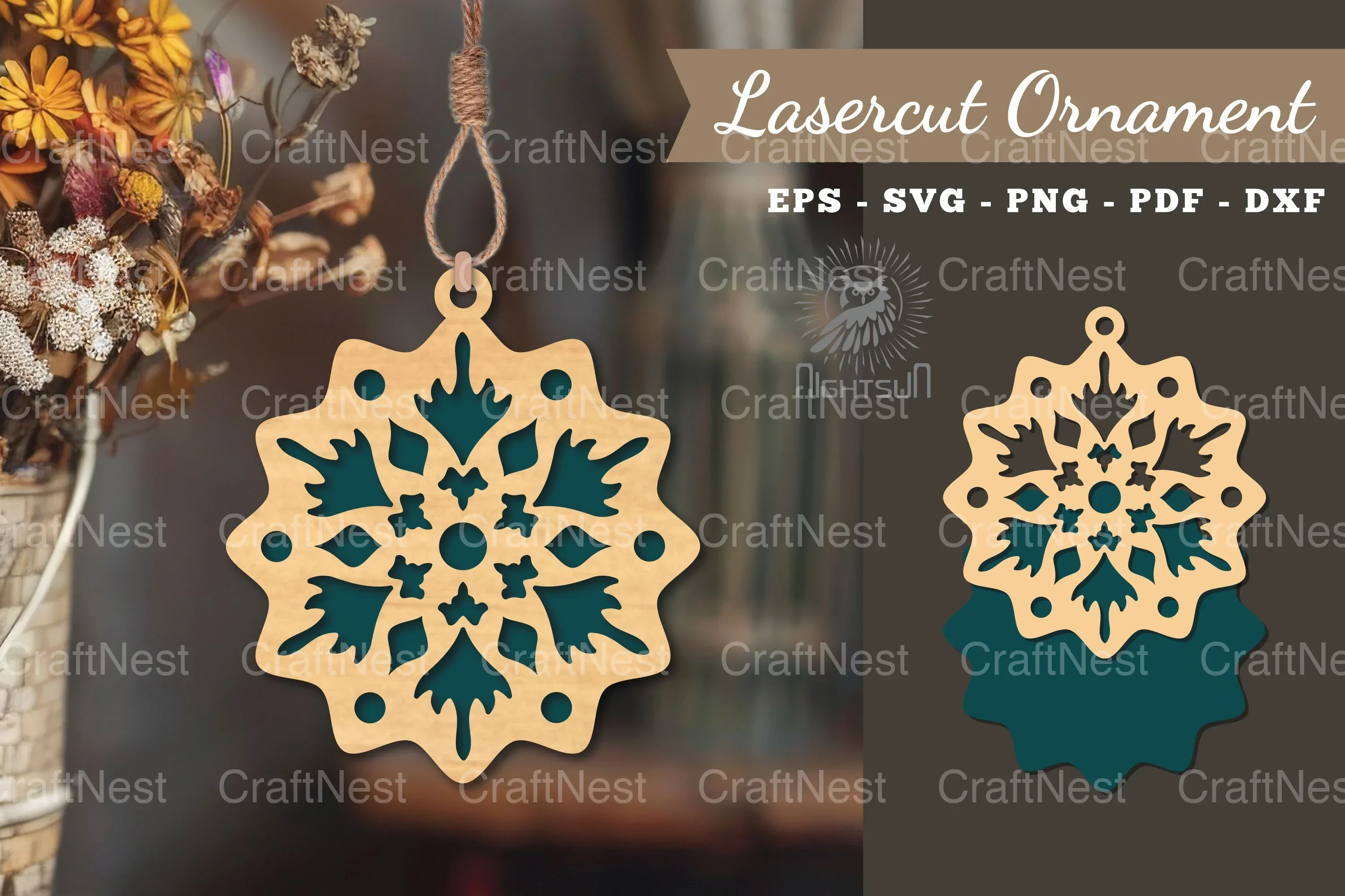 Victorian Laser Cut Ornament SVG Bundle