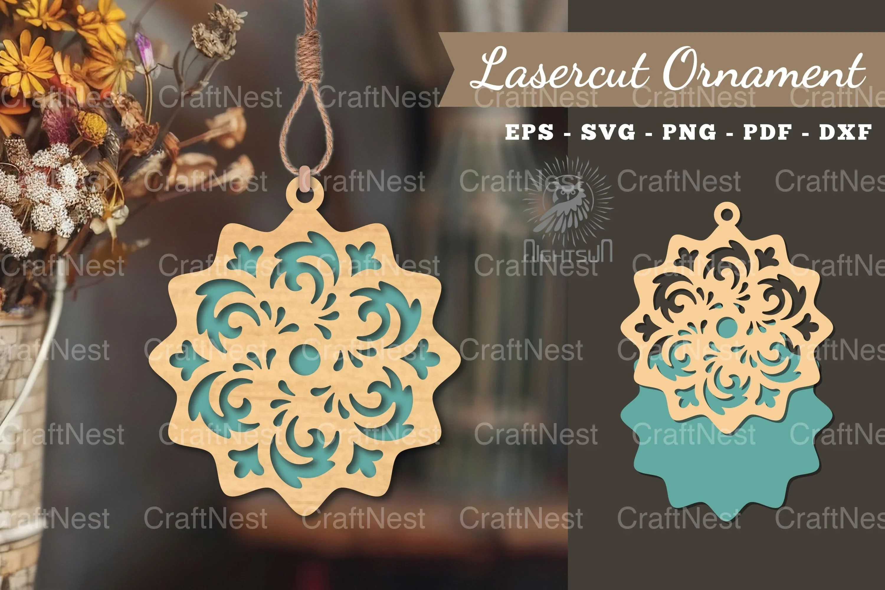 Victorian Laser Cut Ornament SVG Bundle