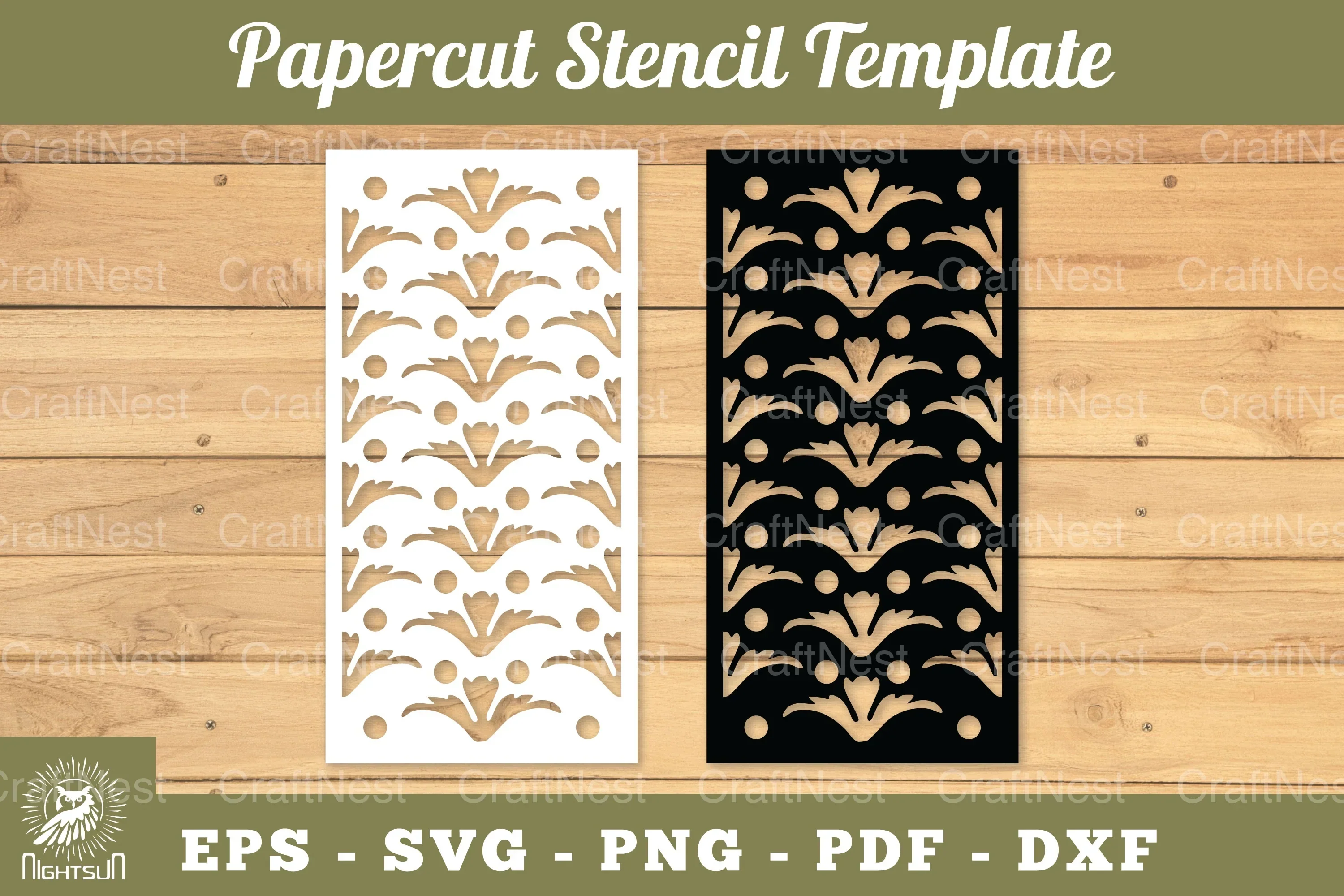 Victorian Paper Cut Stencil Clipart Bundle