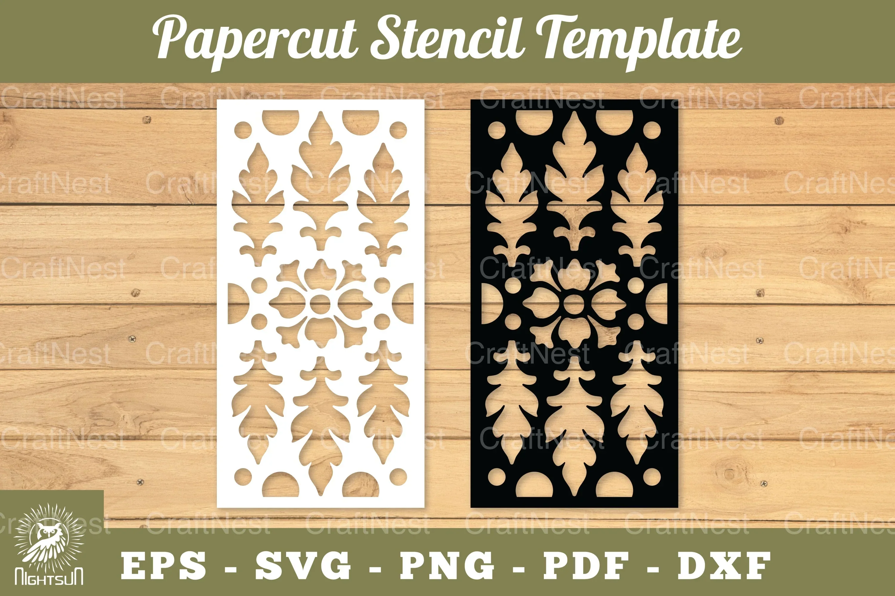 Victorian Paper Cut Stencil Clipart Bundle