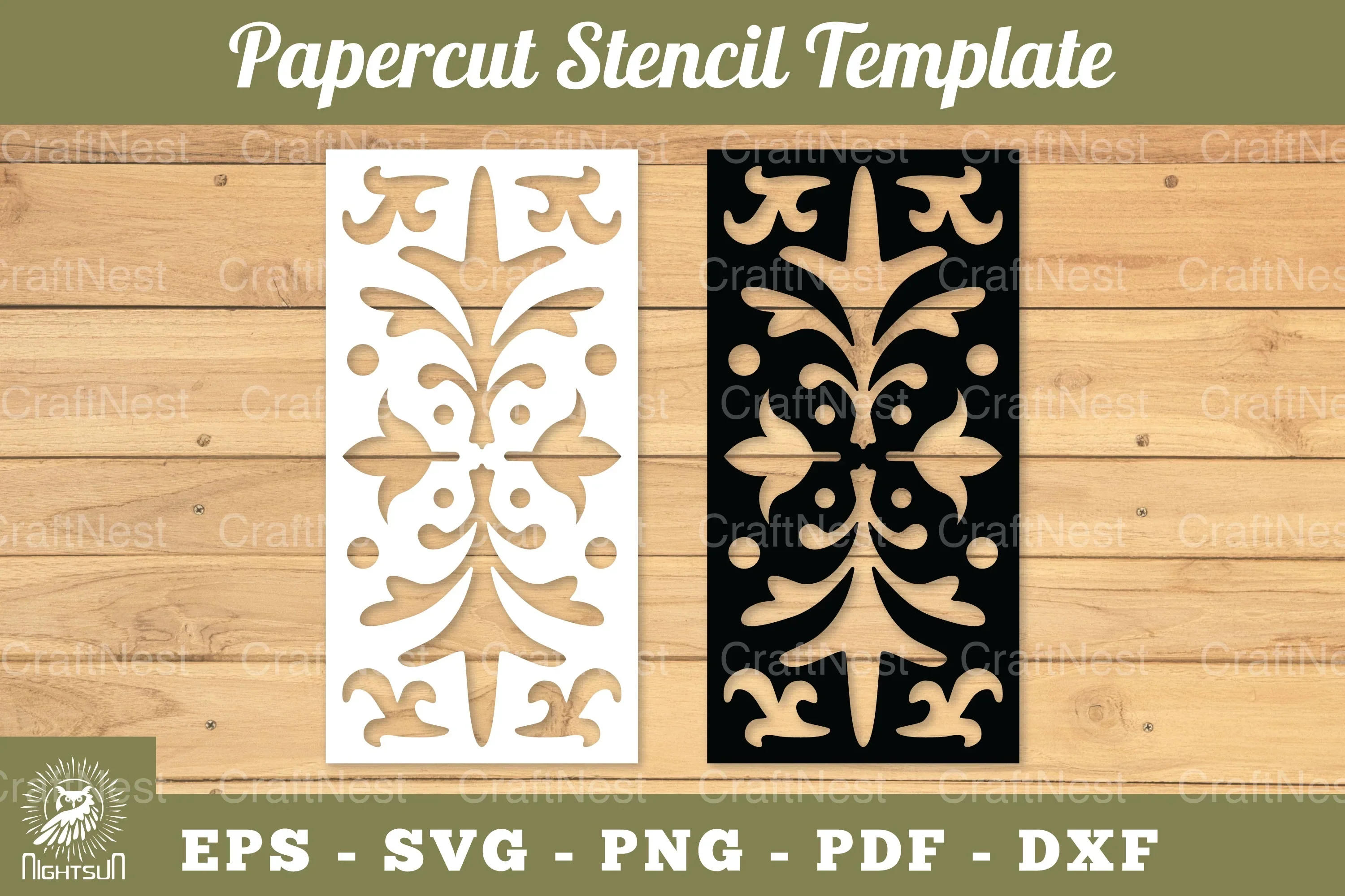 Victorian Paper Cut Stencil Clipart Bundle