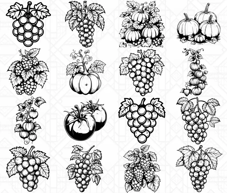 Vine Fruits SVG Bundle - Image 4