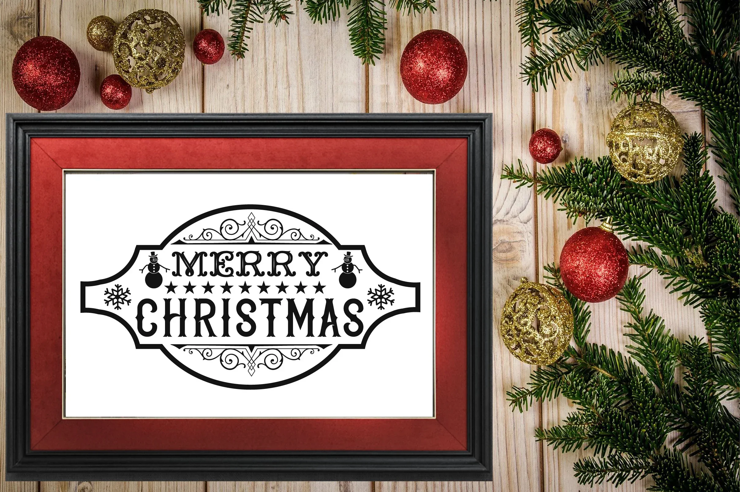 Vintage Christmas Sign SVG Bundle - Image 7