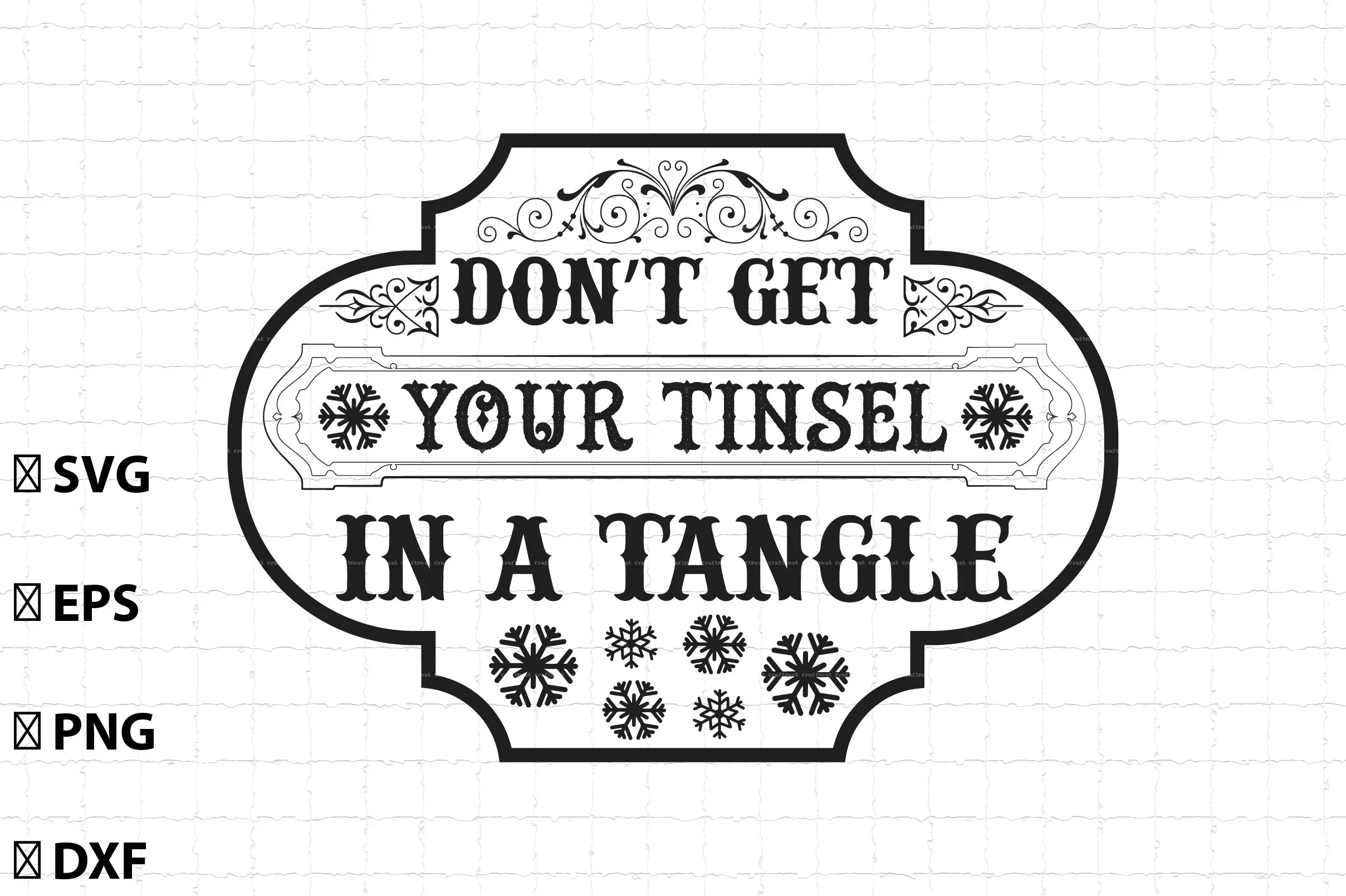 Vintage Christmas SVG Bundle - Image 11