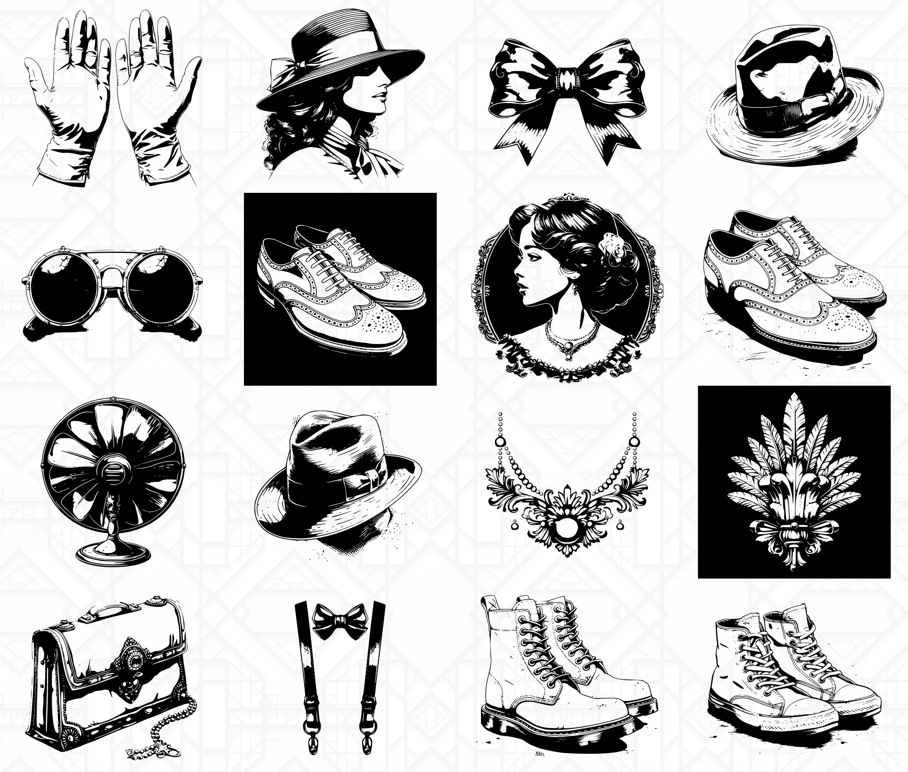 Vintage Fashion SVG Bundle - Image 2
