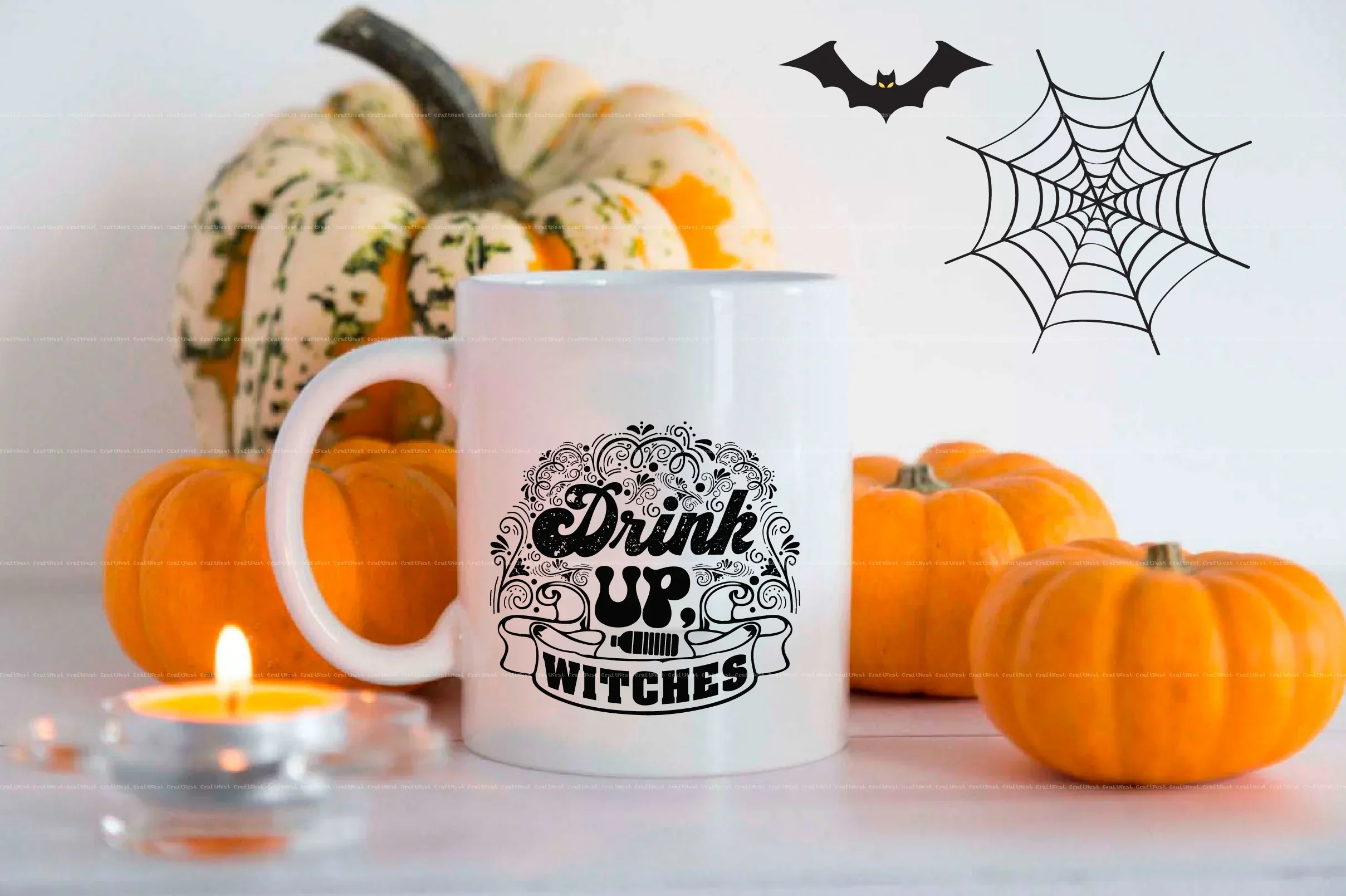 Vintage Halloween Design SVG Bundle - Image 13
