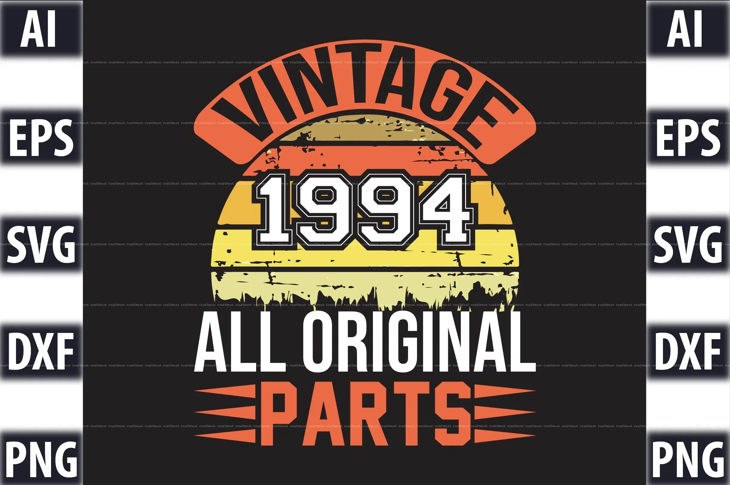 Vintage SVG Bundle 20/20 - Image 11