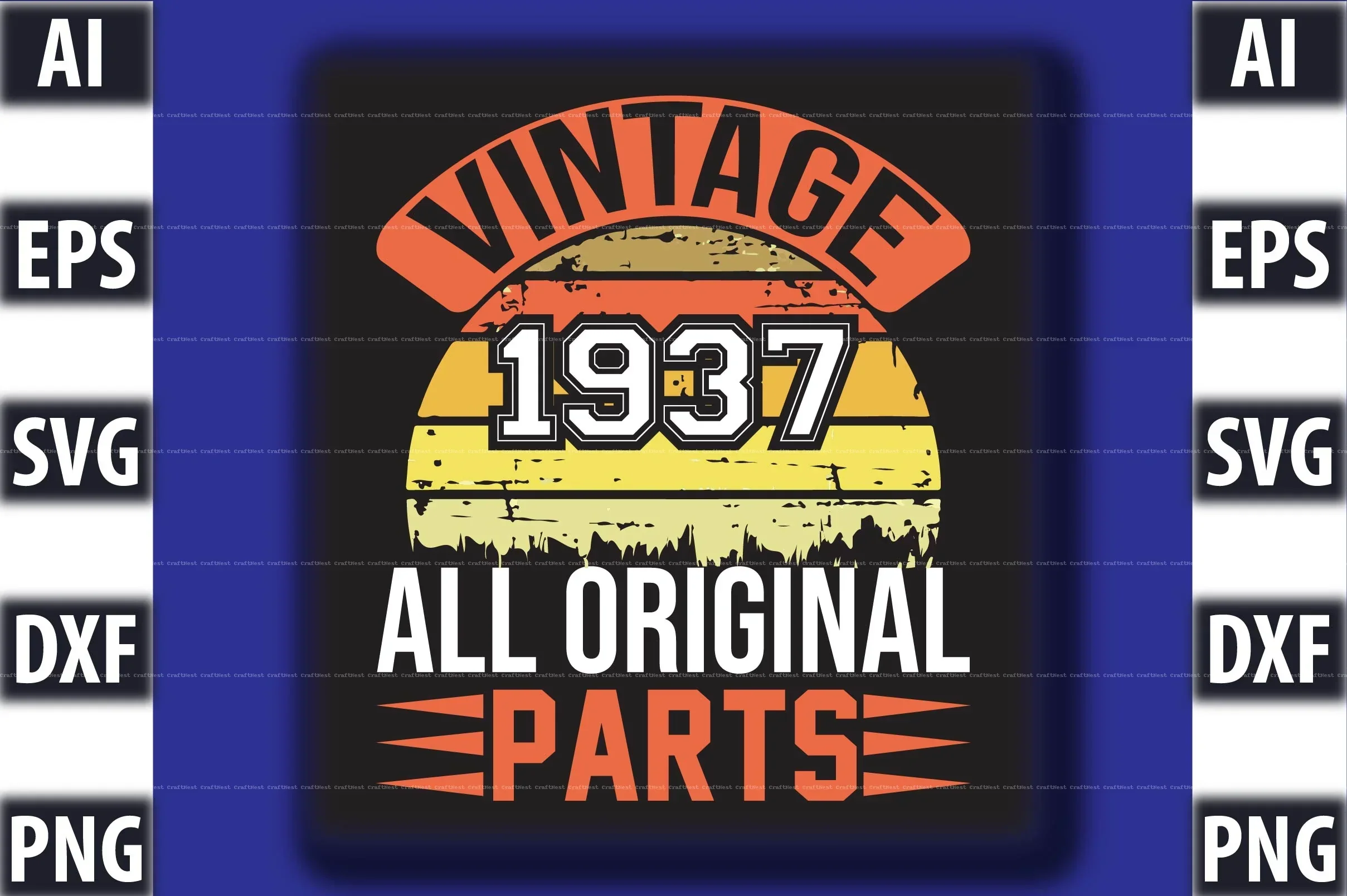 Vintage SVG Bundle - Image 12