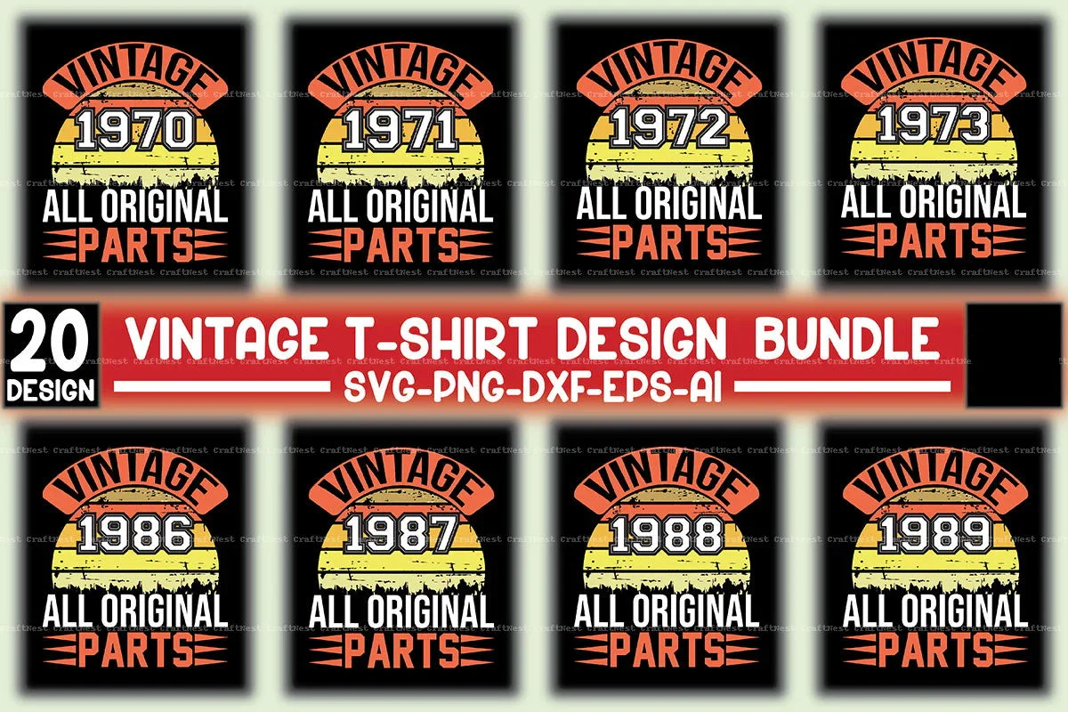 Vintage SVG Bundle