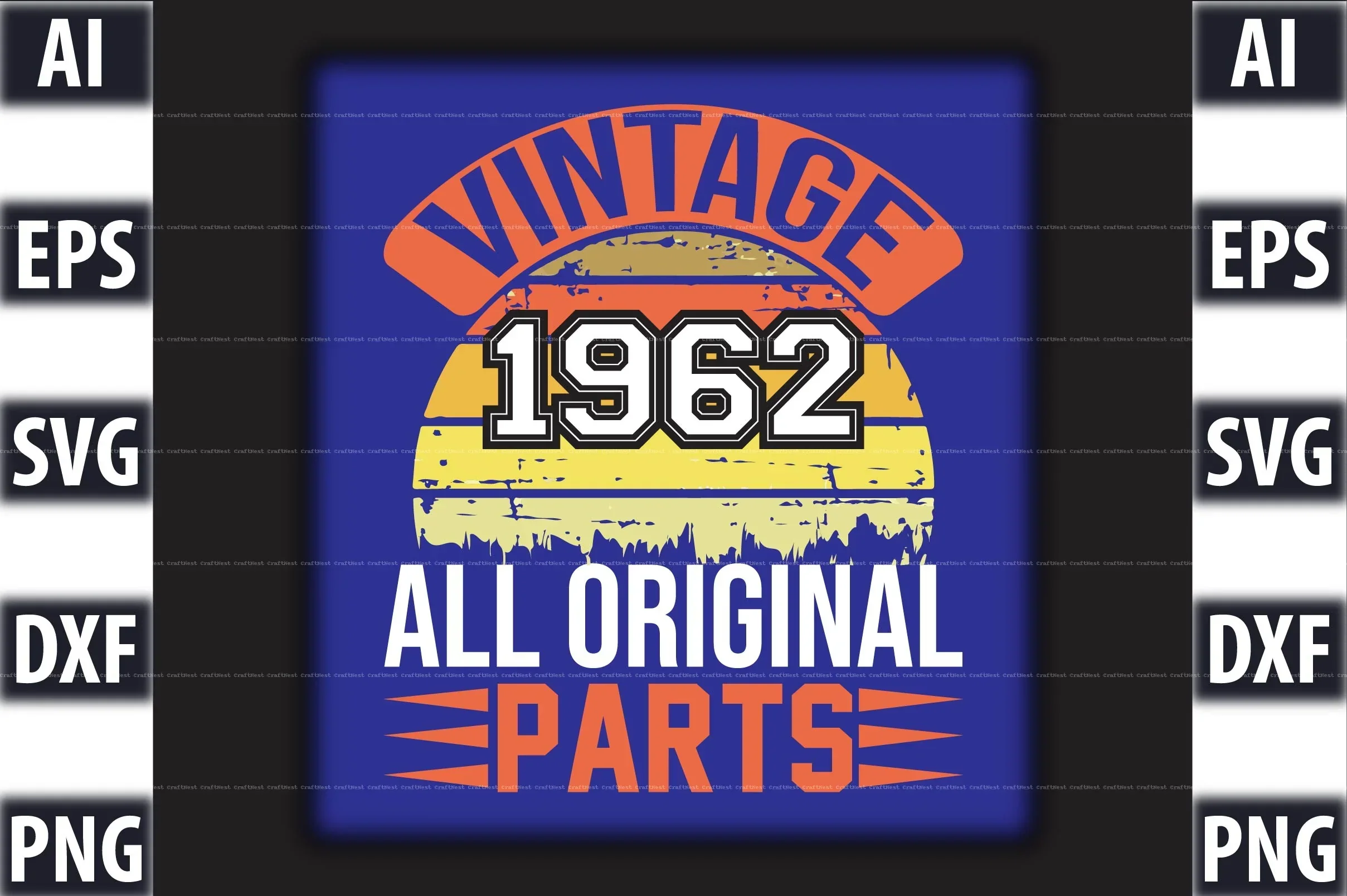 Vintage T-Shirt Design SVG Bundle - Image 11